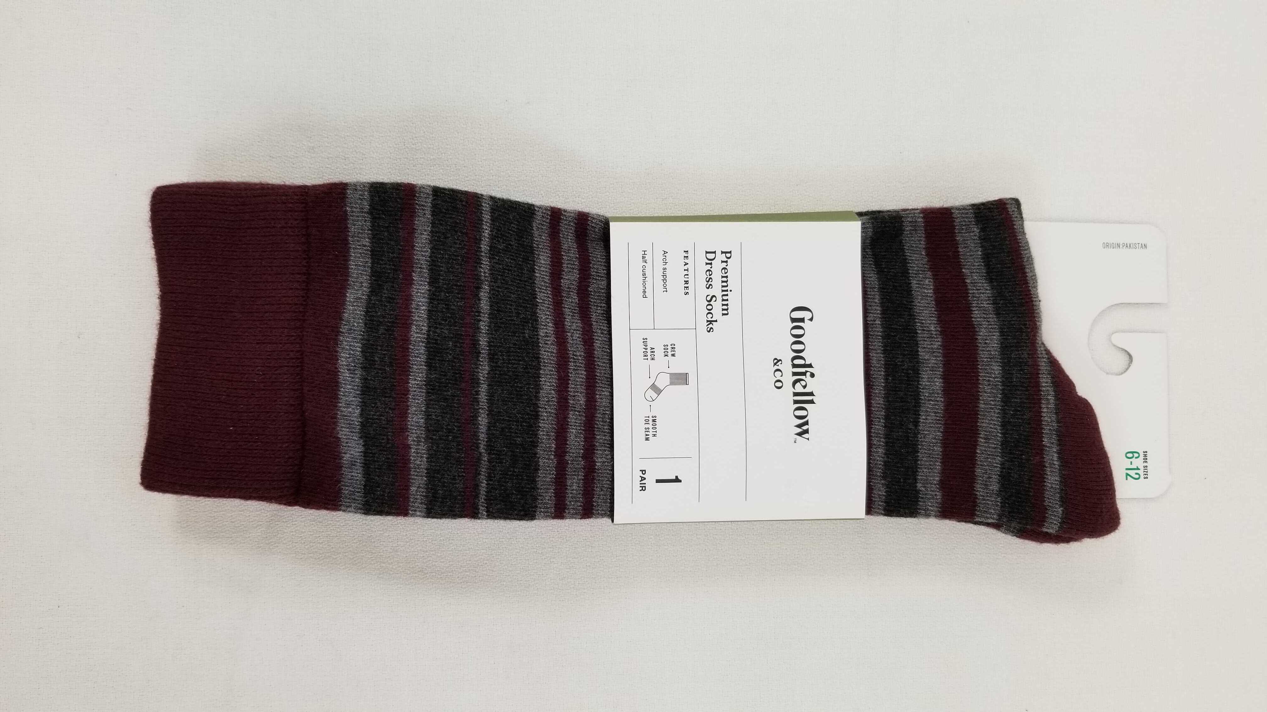 Men's Premium Dress Socks - Goodfellow & Co: 6-12 191906070904 | eBay