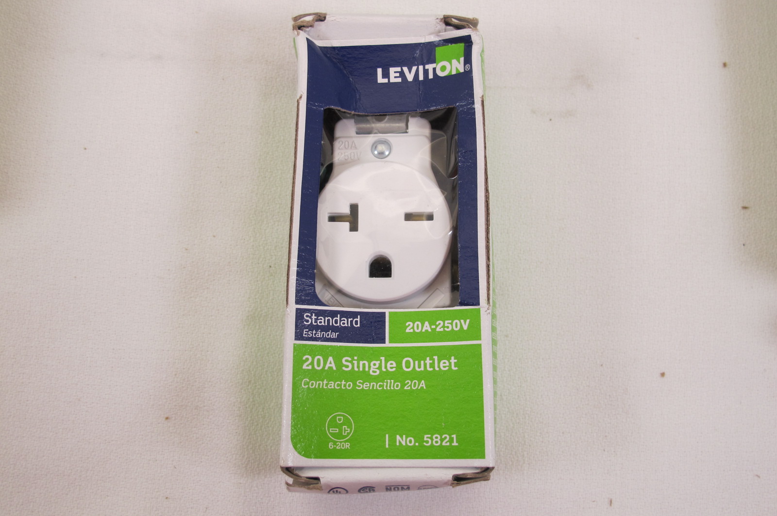 Leviton Standard 20A 250V Single Outlet No. 5851 eBay
