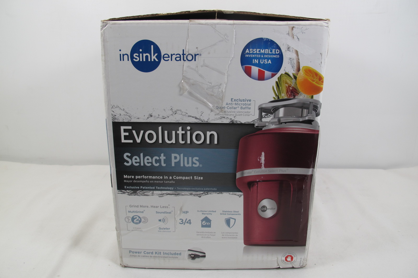 InSinkErator Evolution Select Plus 3/4 HP Continuous Feed Garbage
