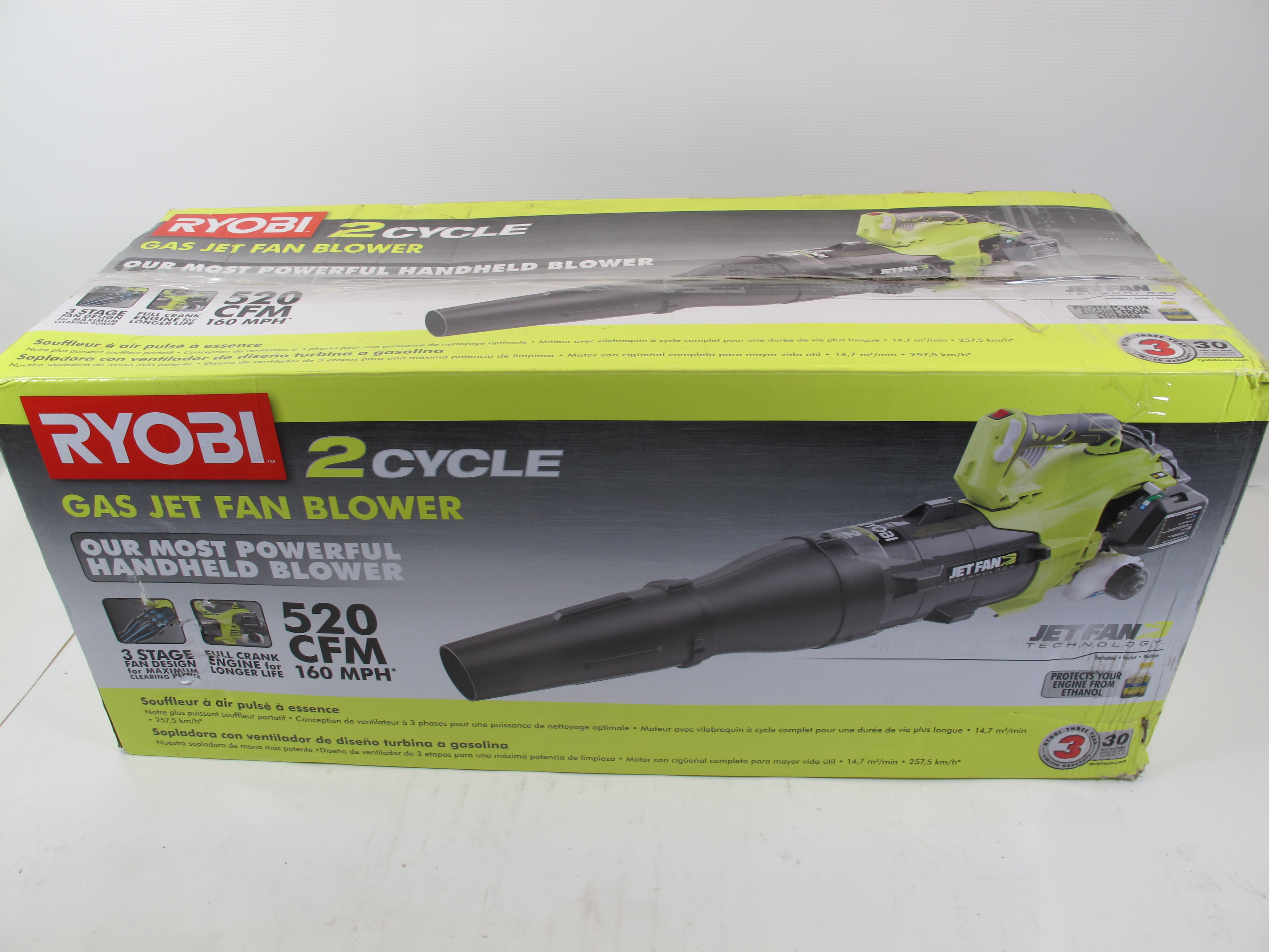 Ryobi 2Cycle Gas Jet Fan Blower 46396014689 eBay