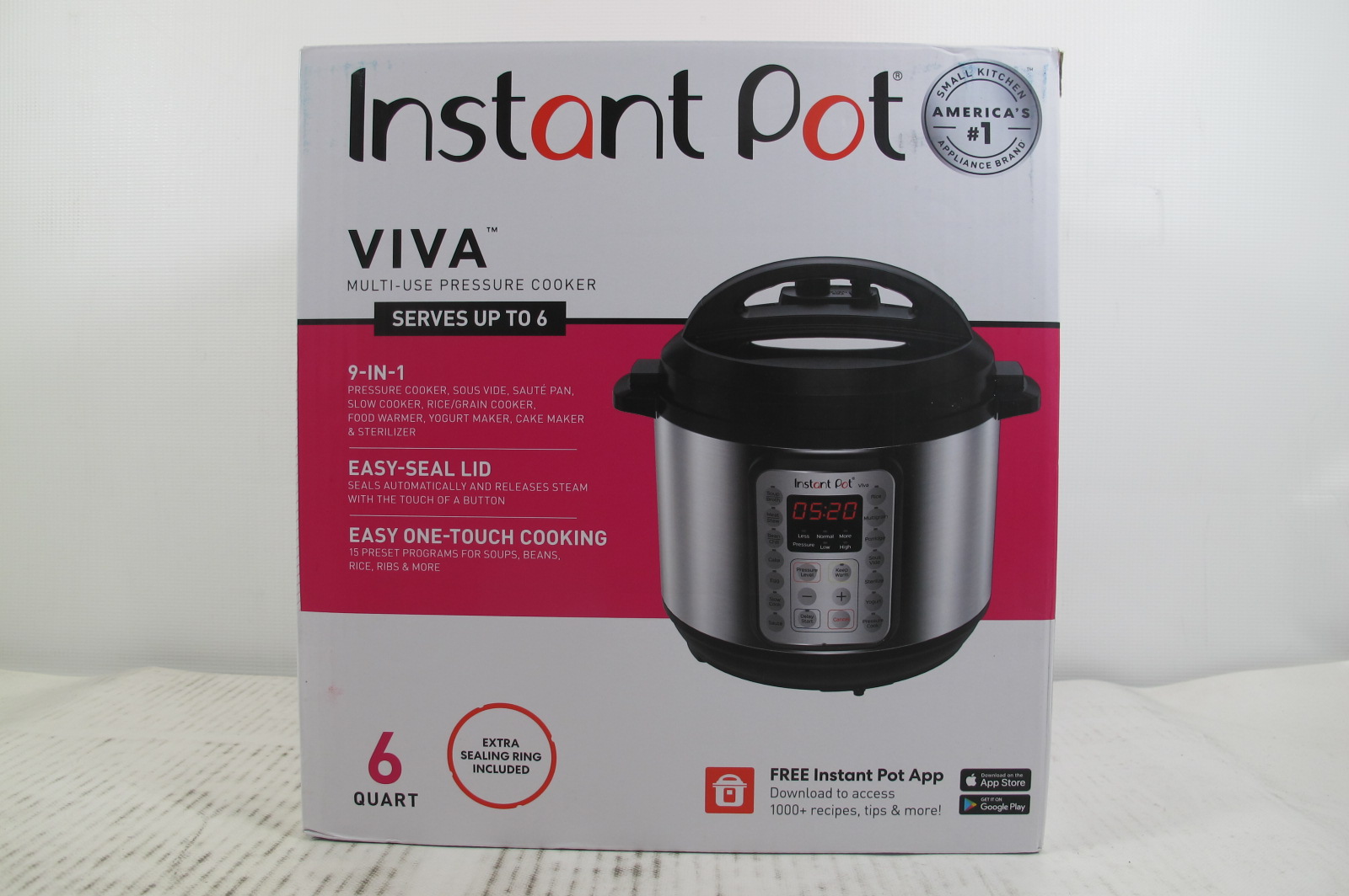 Instant Pot Viva Multi Use Pressure Cooker 6 Quart 853084004934 | eBay