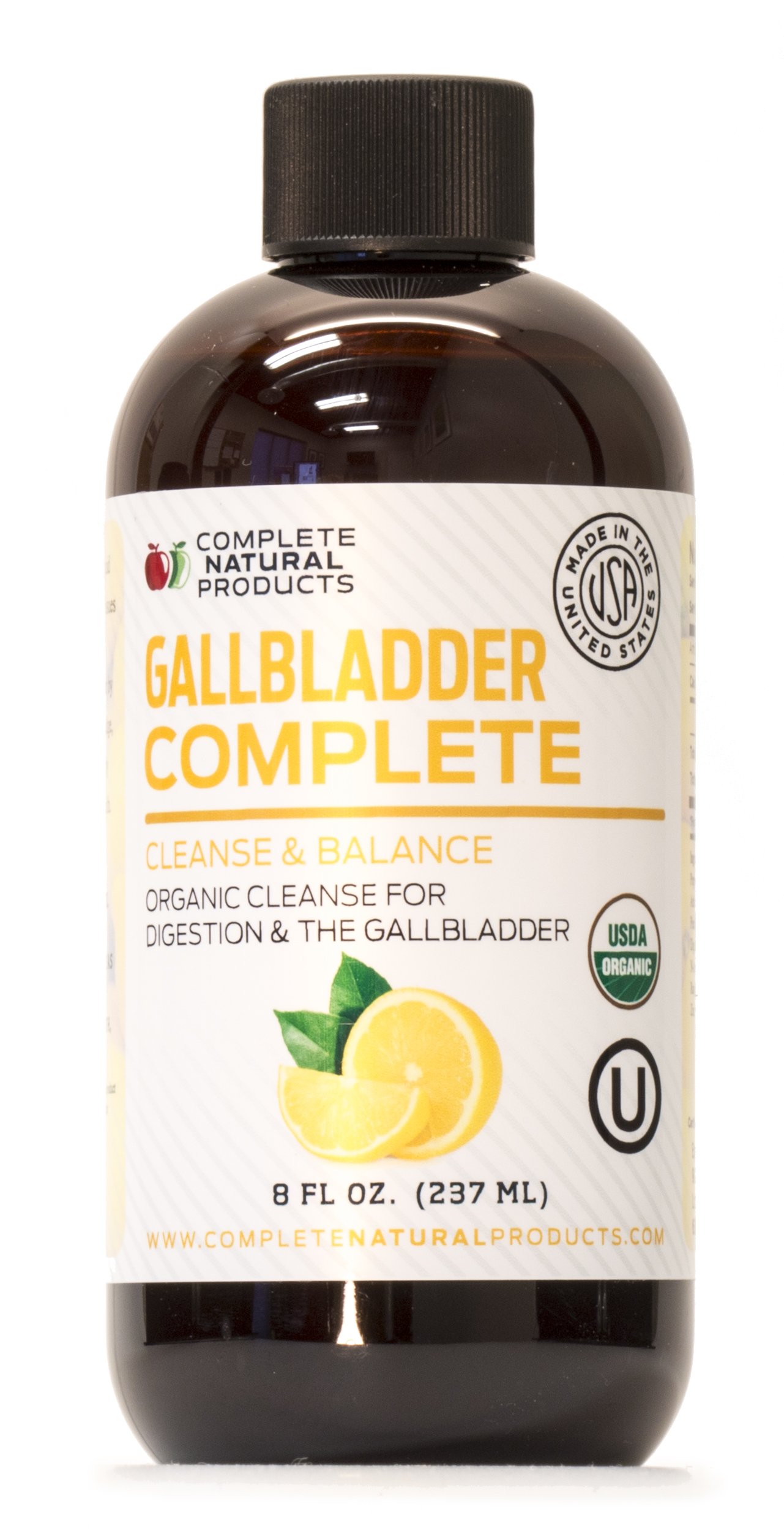 Gallbladder Complete 8oz - Organic Gallbladder Stone Cleanse & Sludge ...