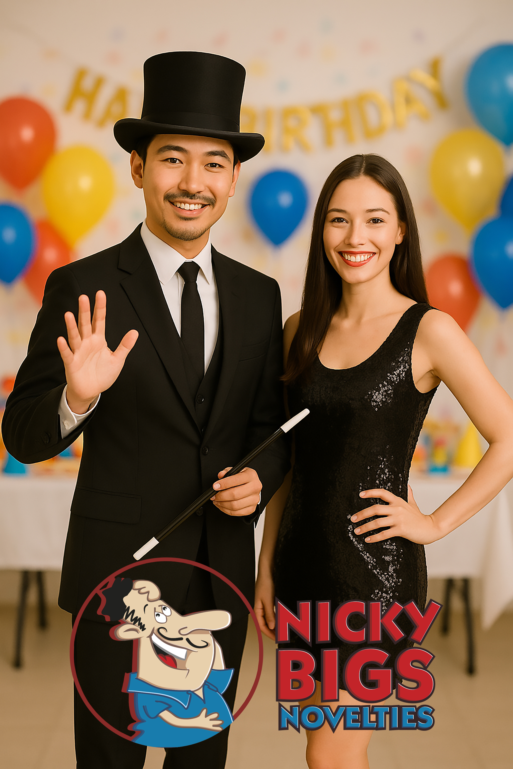 Adult Satin Top Hat Magician Gentleman Roaring 20s Tuxedo Formal Costume - Picture 7 of 56