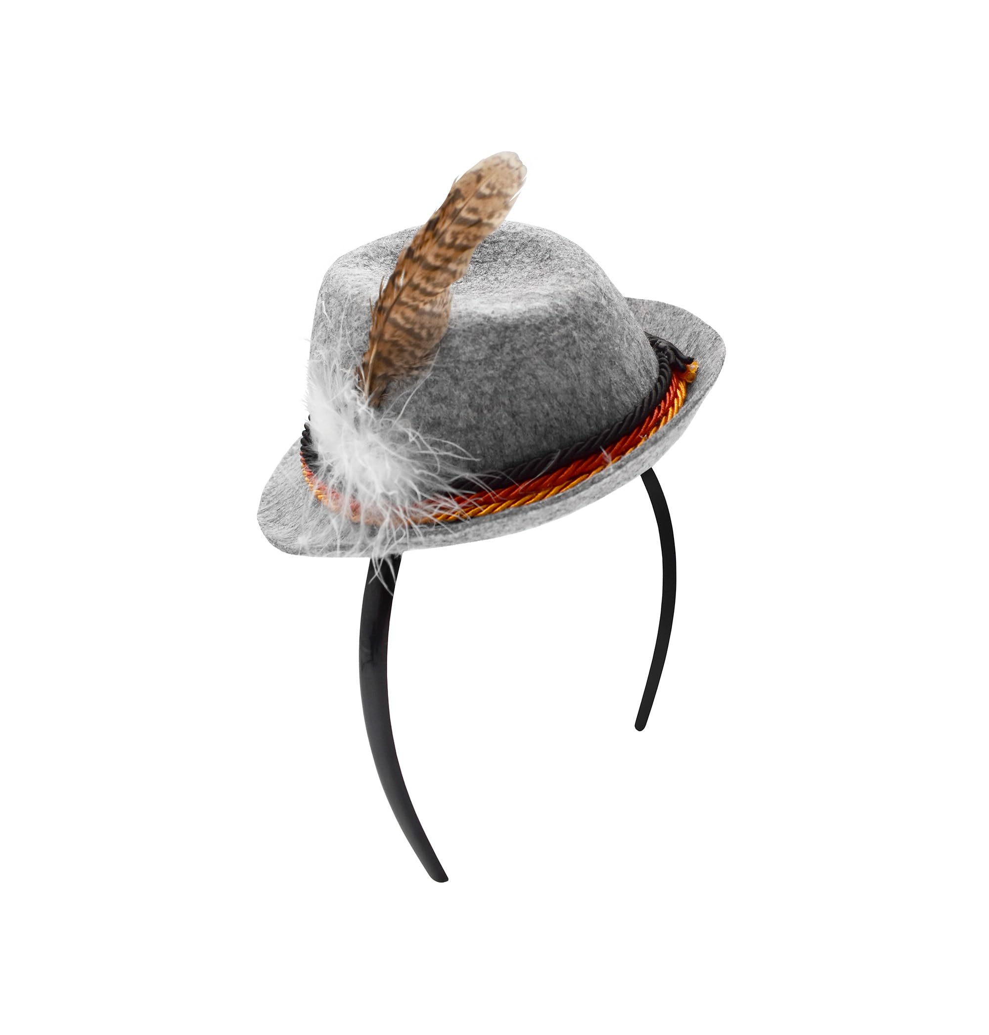 Nicky Bigs Novelties The Mini Yodeler Oktoberfest Alpine Hat Headband - Picture 14 of 19