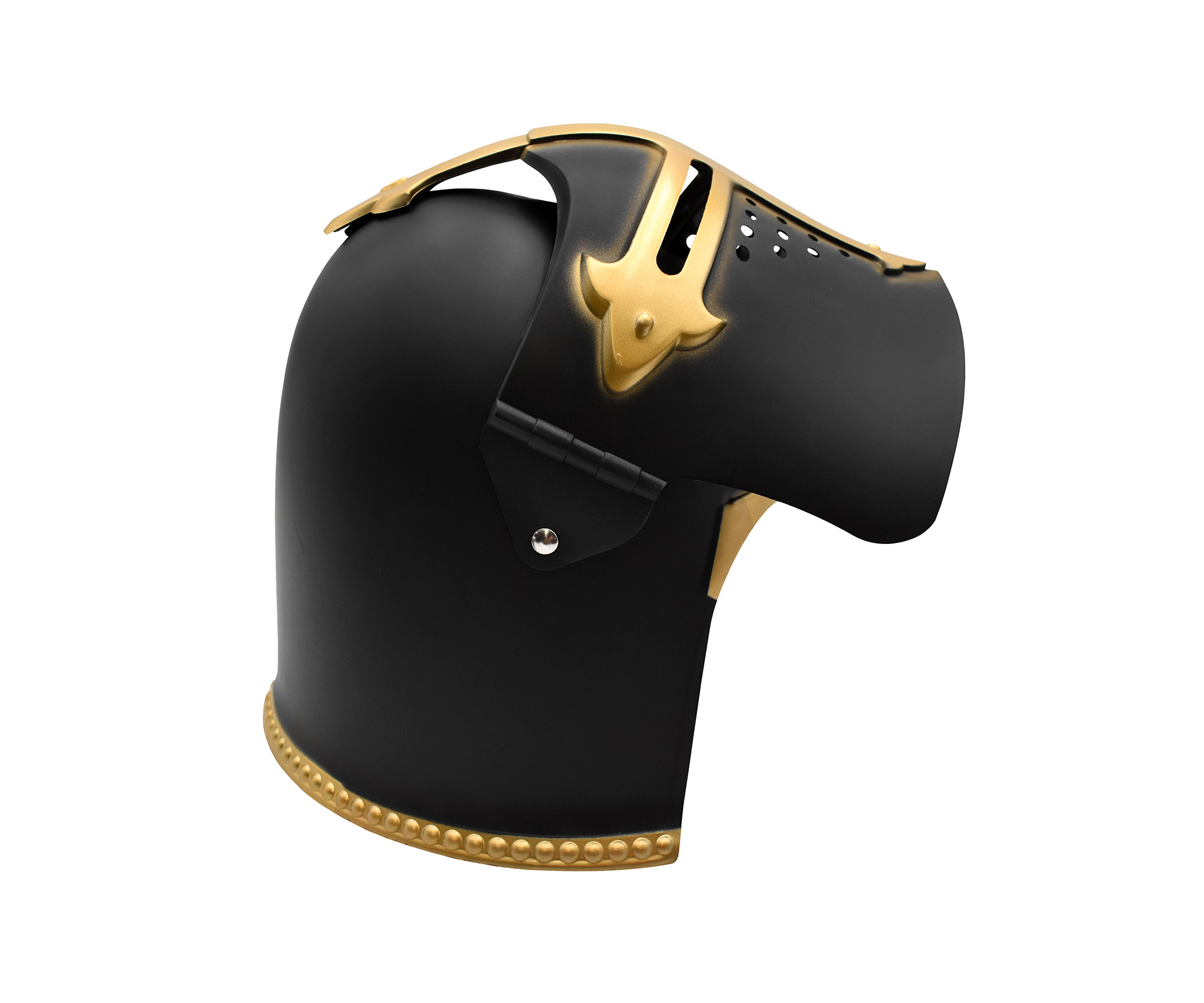 Child Knight Roman Armor Medieval Crusader Templar Helmet Flip Up Mask Costume - Picture 7 of 17