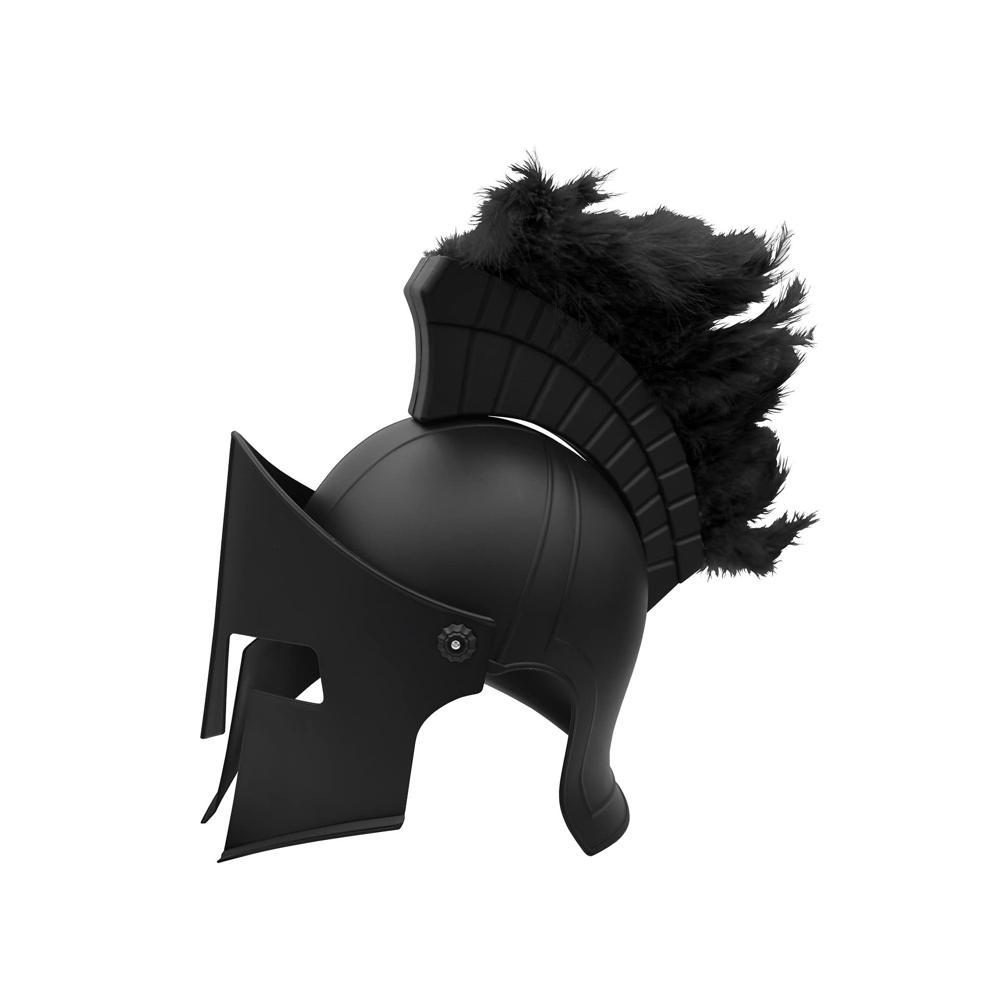 Medieval Knight Greek Spartan Helmet And Spear Prop Roman Gladiator Costume - Picture 11 of 29