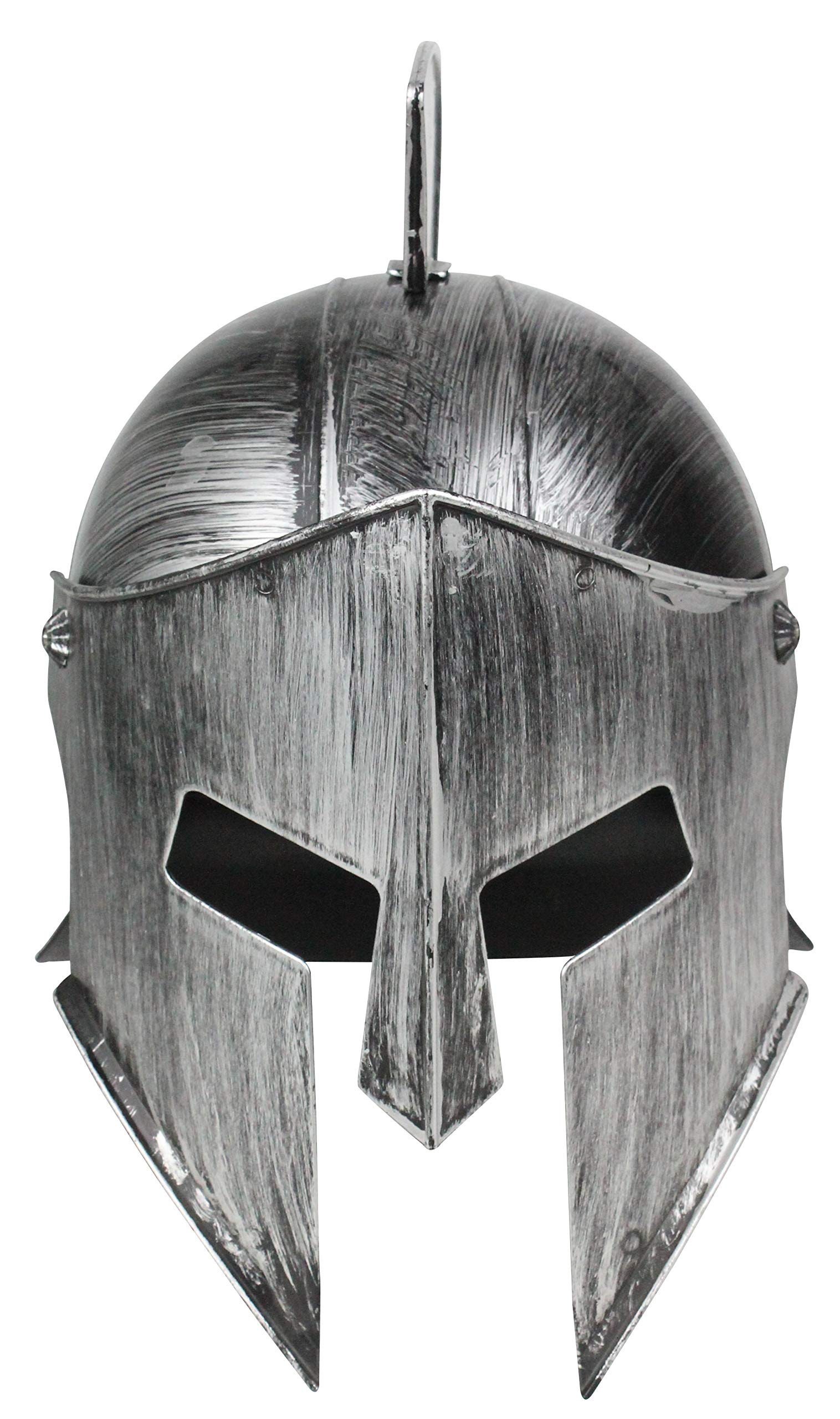 Medieval Knight Greek Spartan Helmet And Spear Prop Roman Gladiator Costume - Picture 28 of 29