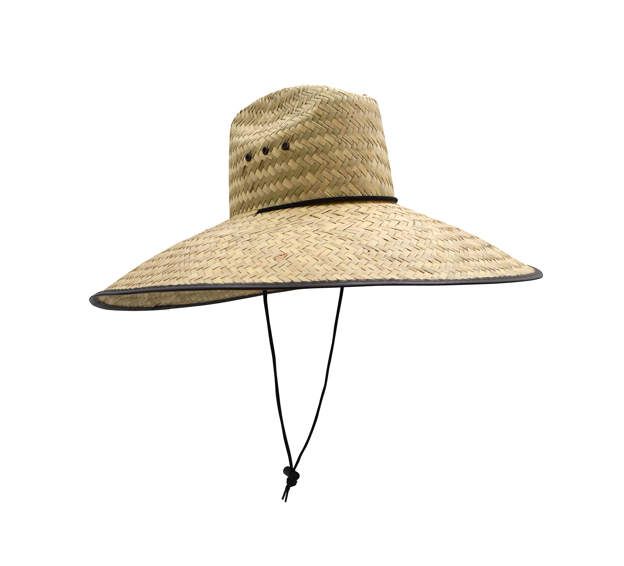 Mexikanischer Sombrero Hartschale Strohschirm breite Krempe Gartenarbeit Rettungsschwimmer Sonnenhut - Bild 14 von 18