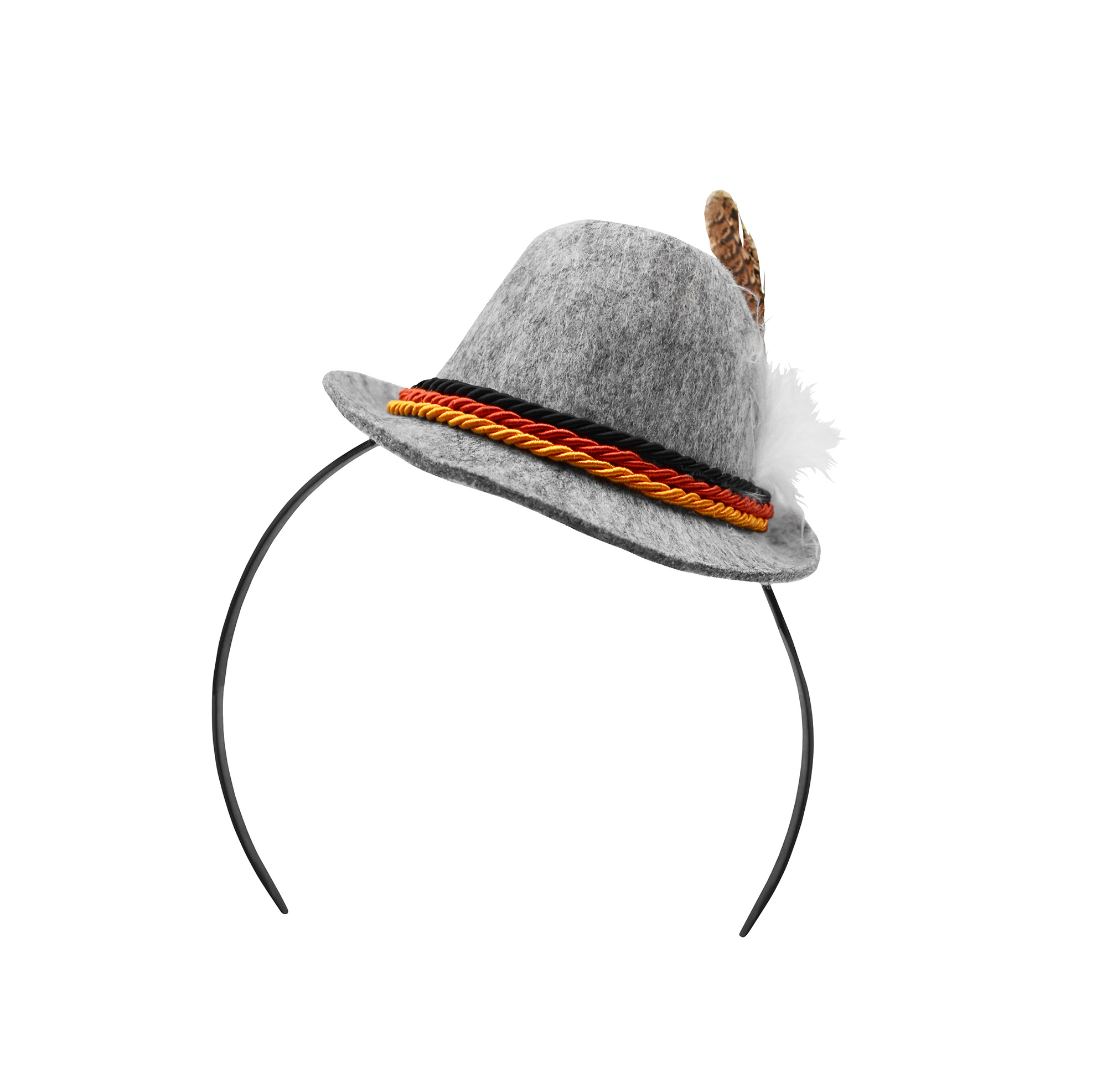 Adult Mini Oktoberfest Hat Headband Lederhosen Costume German Alpine Hat - Picture 14 of 17