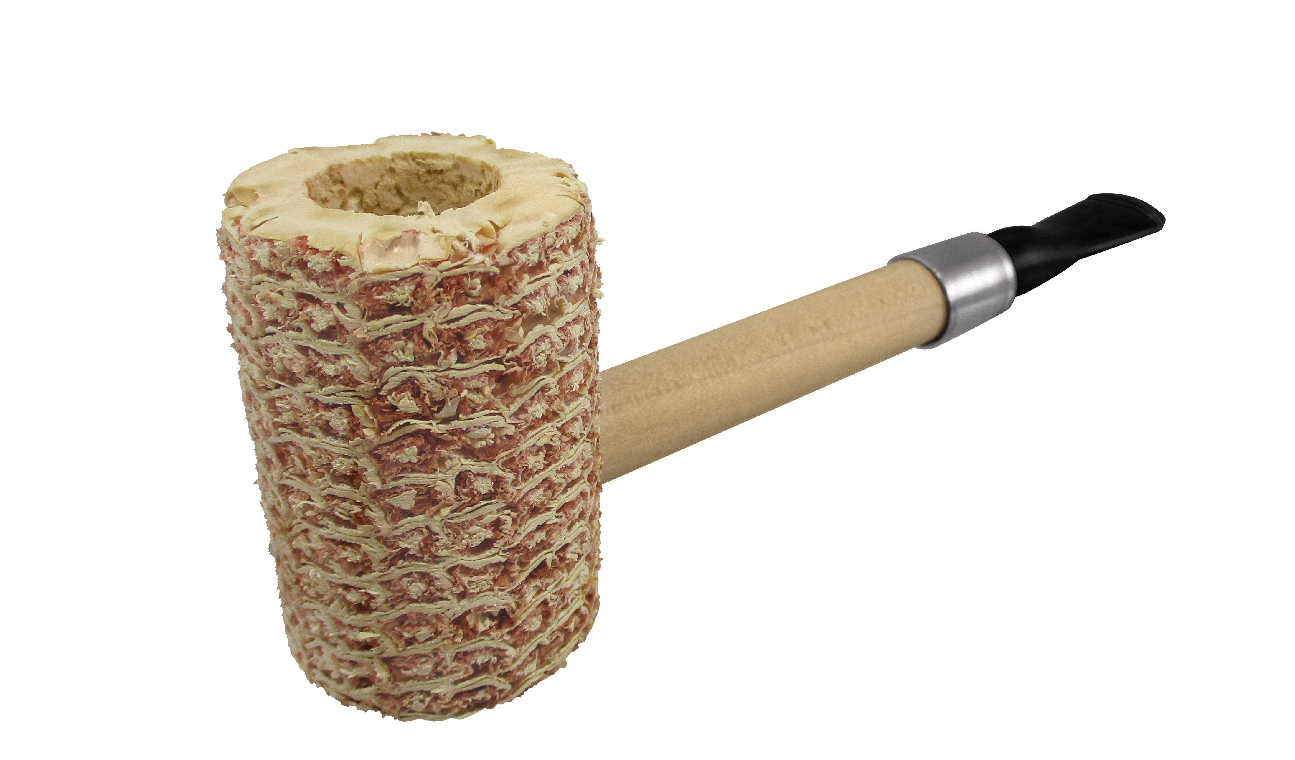 5" Small Corn Cob Corncob Popeye Hillbilly Scarecrow Pipe Straight Stem