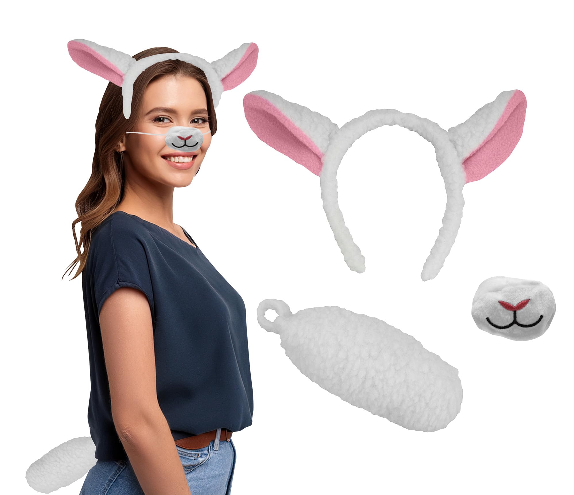 NJCXOLA 2 Bandeaux Animaux Mignons – Oreilles De Panda Et Autres Animaux Pour Noël, Cosplay, Fêtes – Accessoire Cheveux Adorable Enfants Et Adultes