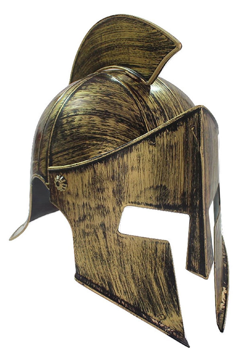 Medieval Knight Greek Spartan Helmet And Spear Prop Roman Gladiator Costume - Picture 17 of 29