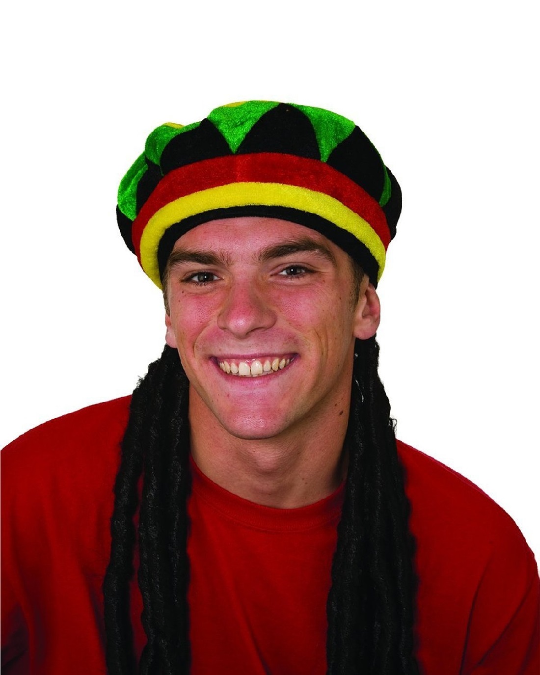Rasta Tam With Dreadlocks Hat Rasta Wig Costume Hair Hippie Reggae Dreads Beanie 647788188560 Ebay