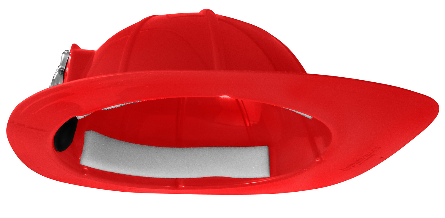 Adult Plastic Fireman Helmet Fire Chief Firefighter Halloween Costume Accessory