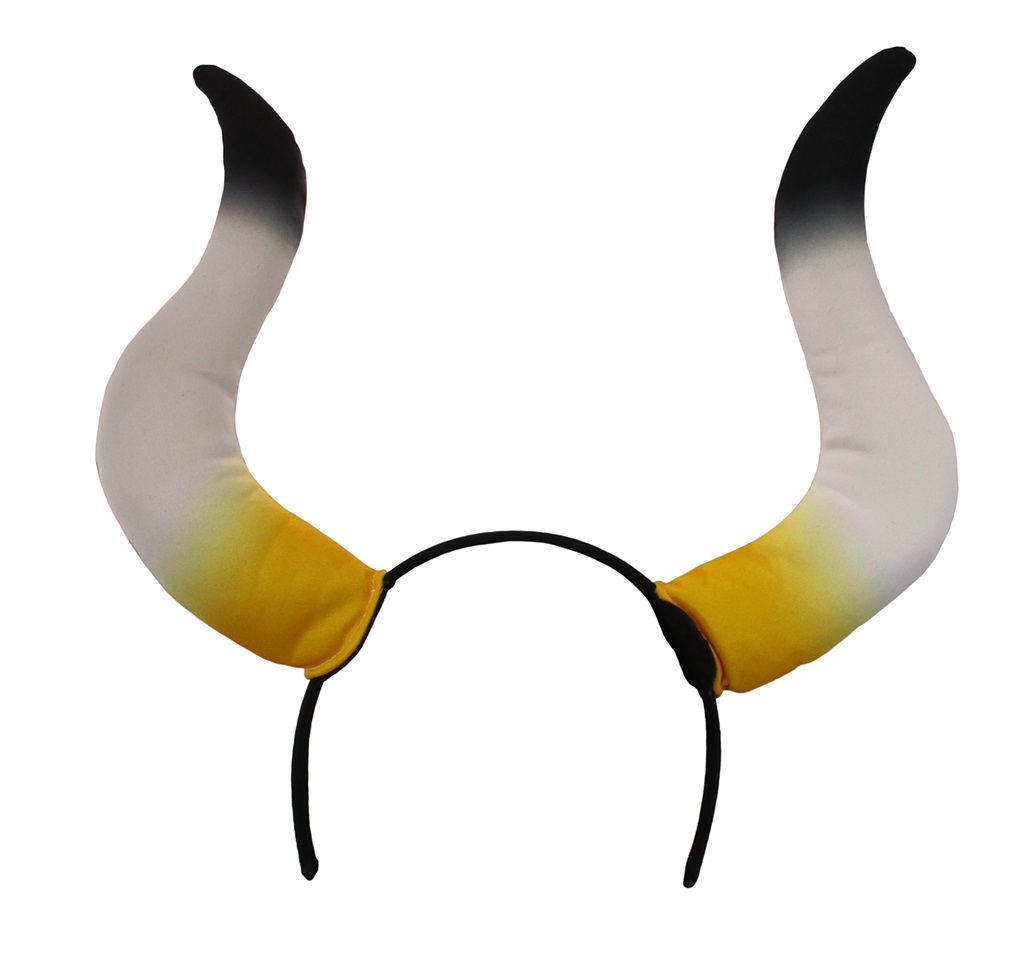 Large Ox Ram Steer Satyr Goat Bull Animal Viking Horns Headband Costume
