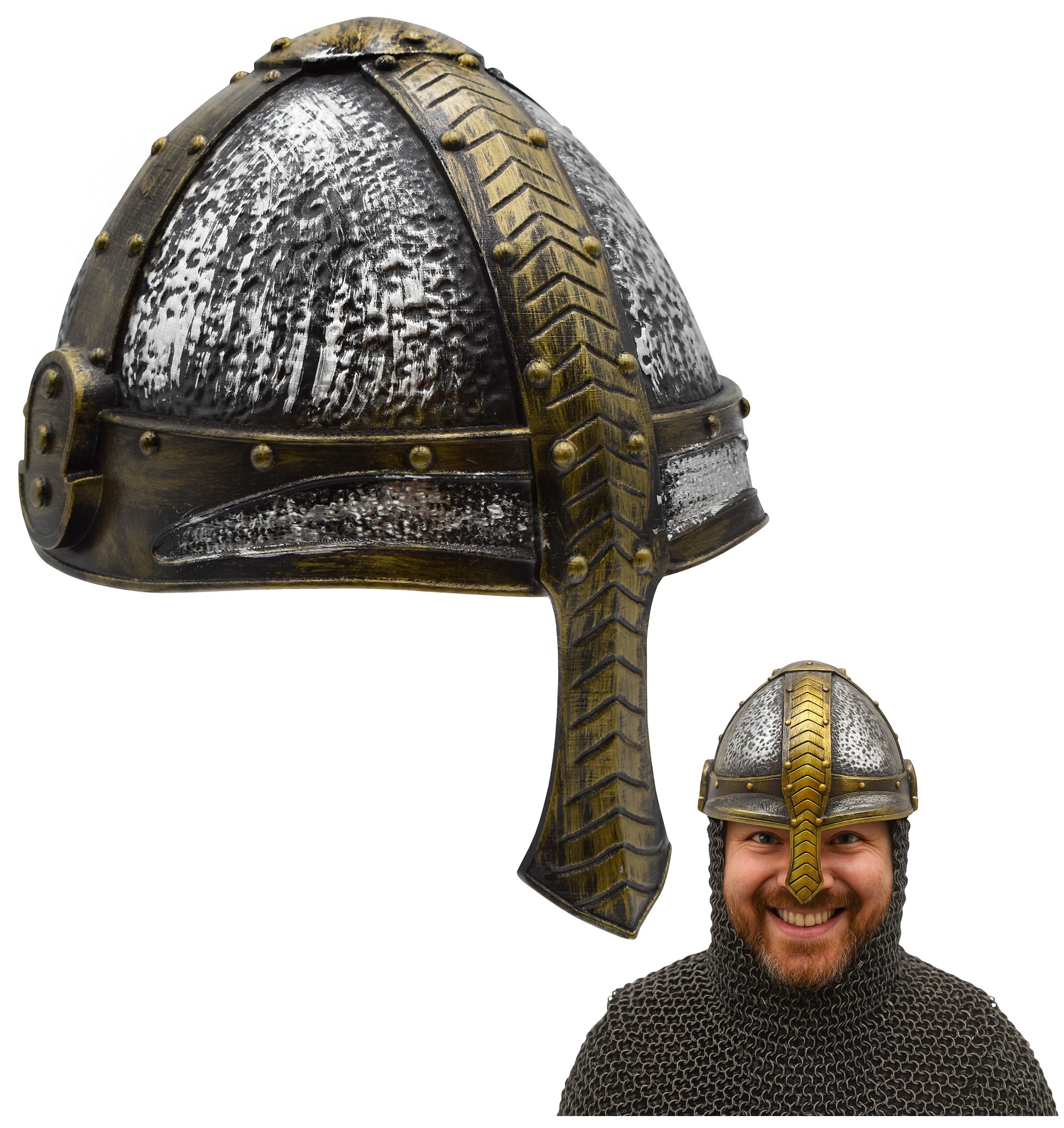 Nicky Bigs Novelties Adult Medieval Knight Crusader Spangenhelm