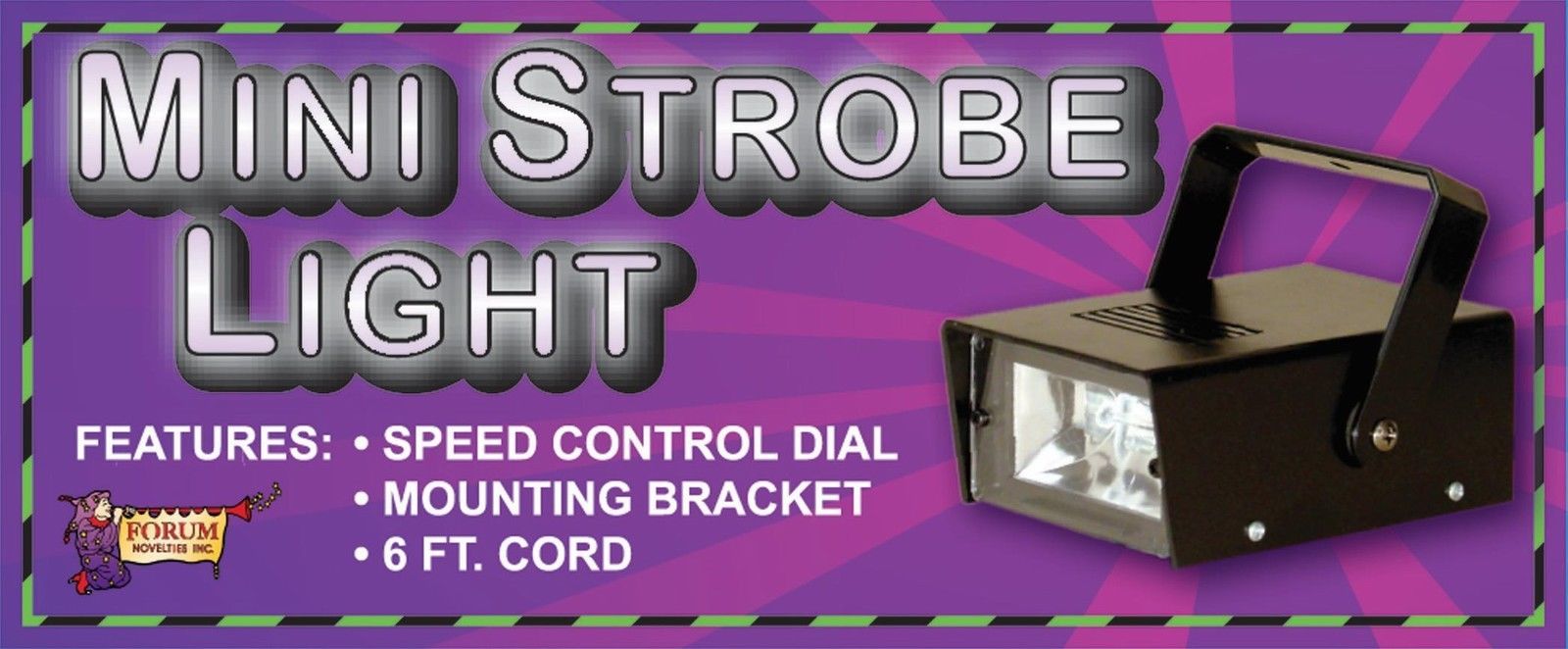 Mini Strobe Light Lite Lighting Party Night Club Bright Prop Decor