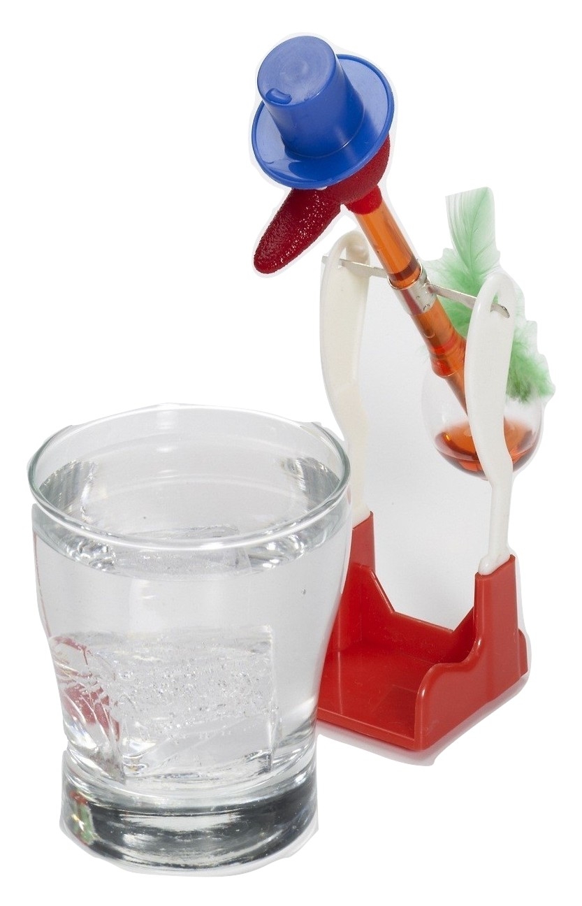 Drinking Lucky Bird Dippy Glass Perpetual Motion Novelty Bobbing
