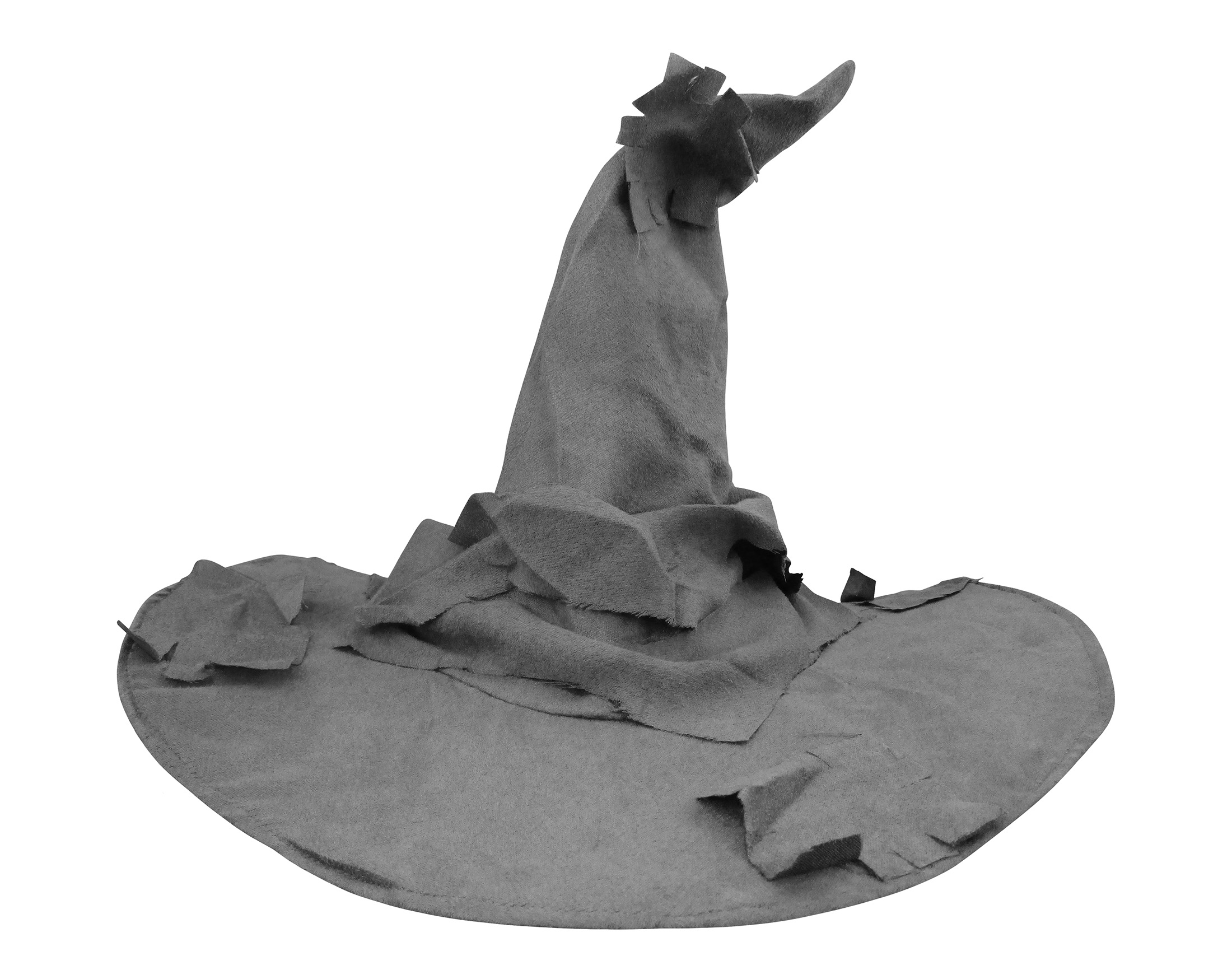 Adult Womens Tattered Fabric Witch Wizard Scarecrow Sorting Hat ...