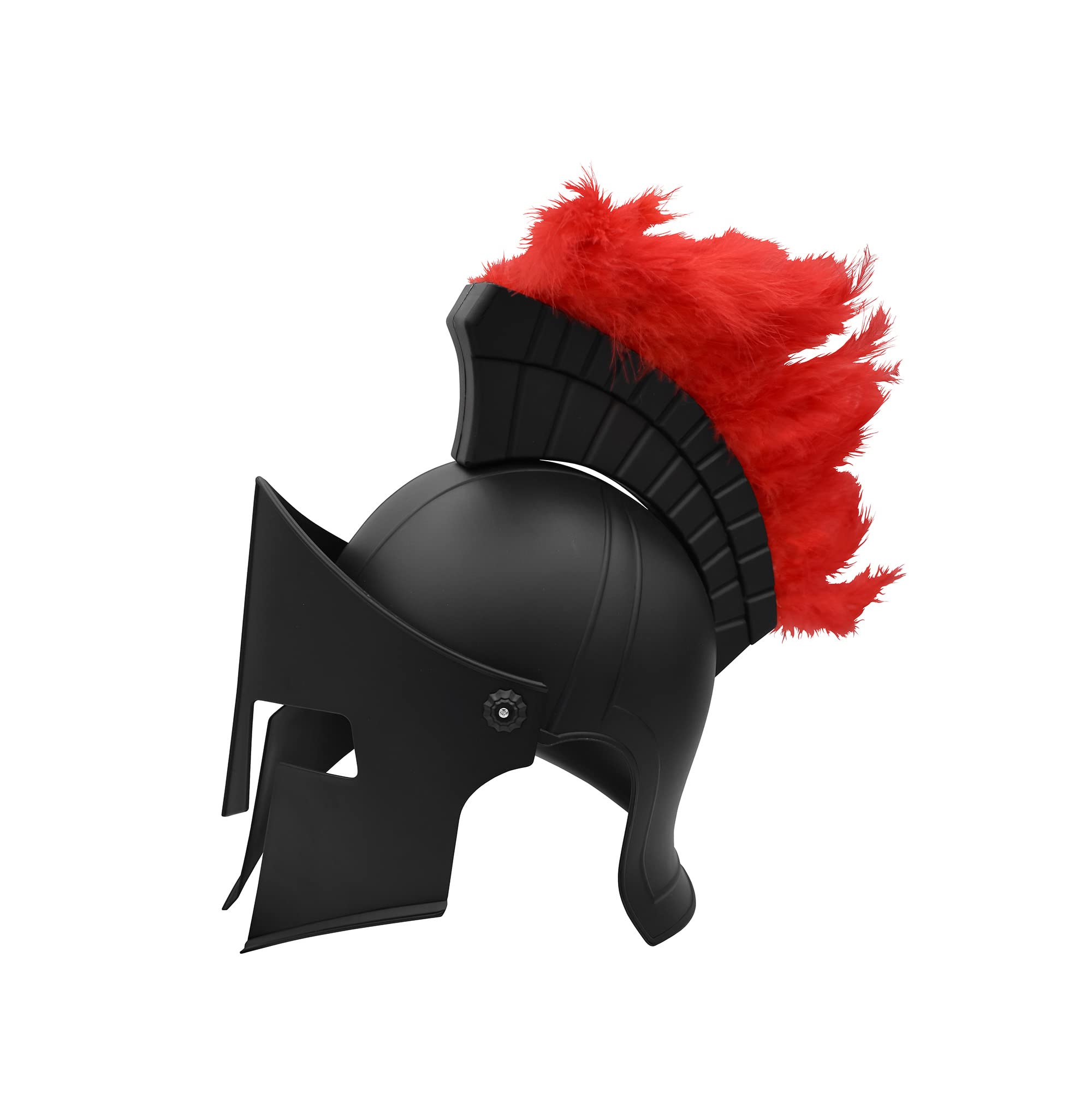 Medieval Knight Greek Spartan Helmet And Spear Prop Roman Gladiator Costume - Picture 7 of 29
