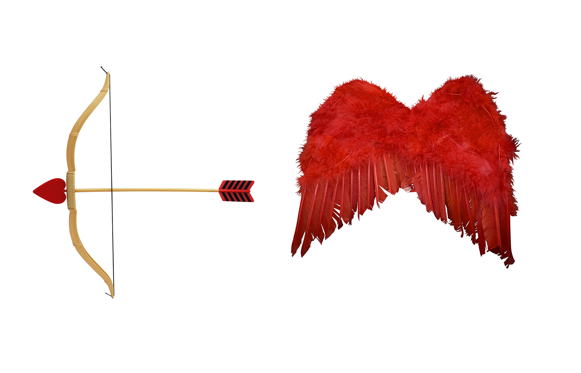 Cupidons Arc et Flèche Set Heart Love Valentine's Day Unisexe Costume  Accessoire