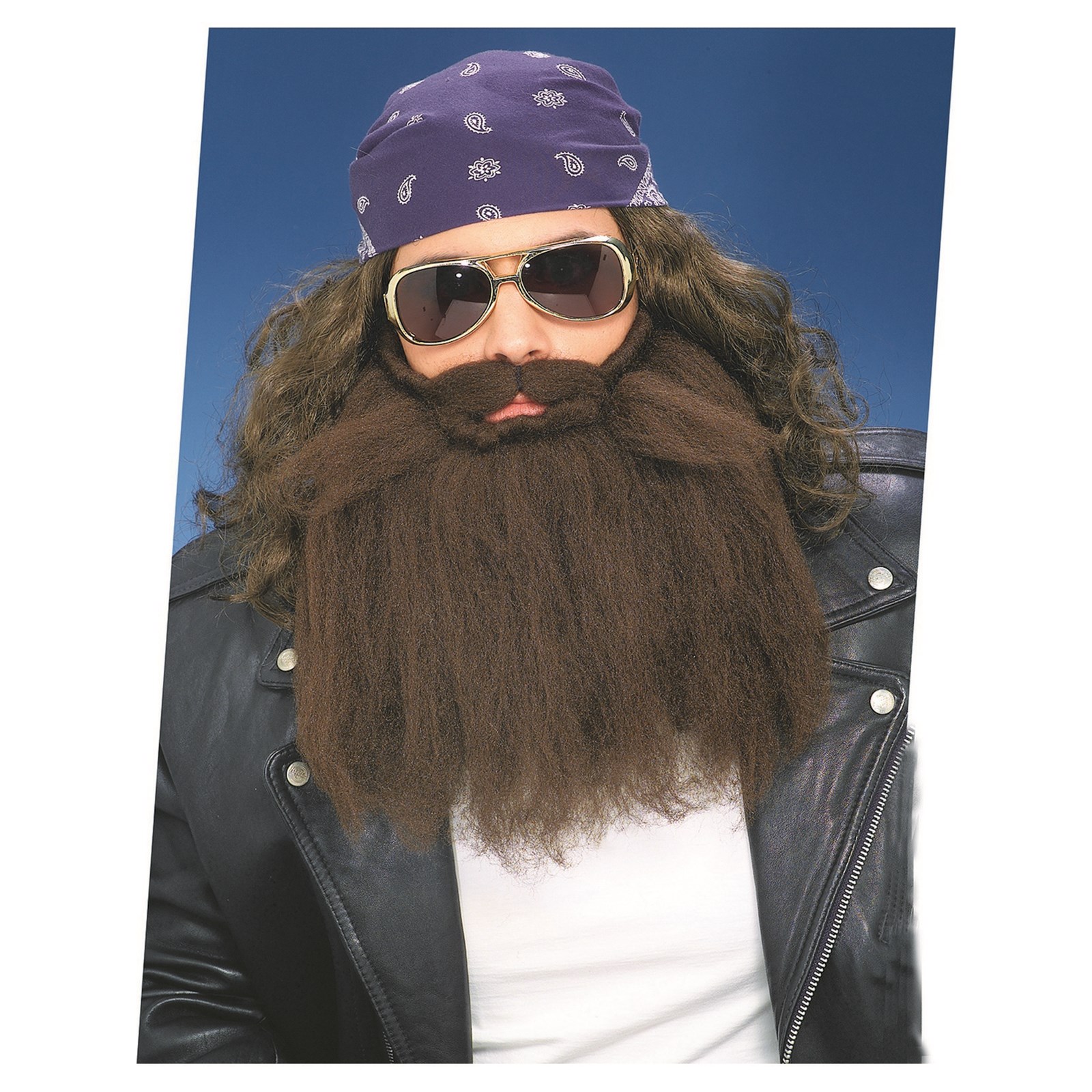 14 Inch Gray Mustache And Beard Costume Kit eBay