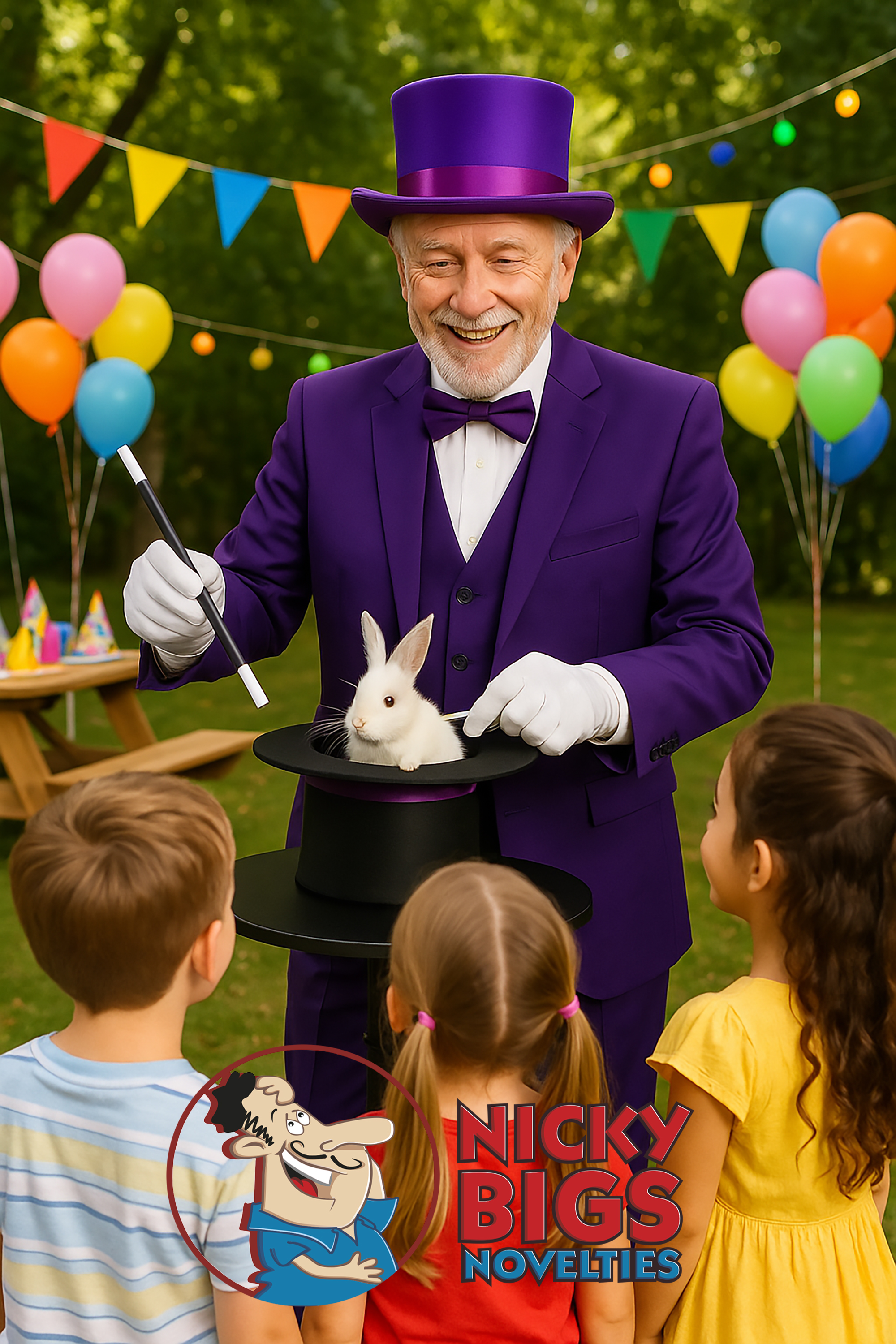 Adult Satin Top Hat Magician Gentleman Roaring 20s Tuxedo Formal Costume - Picture 40 of 56