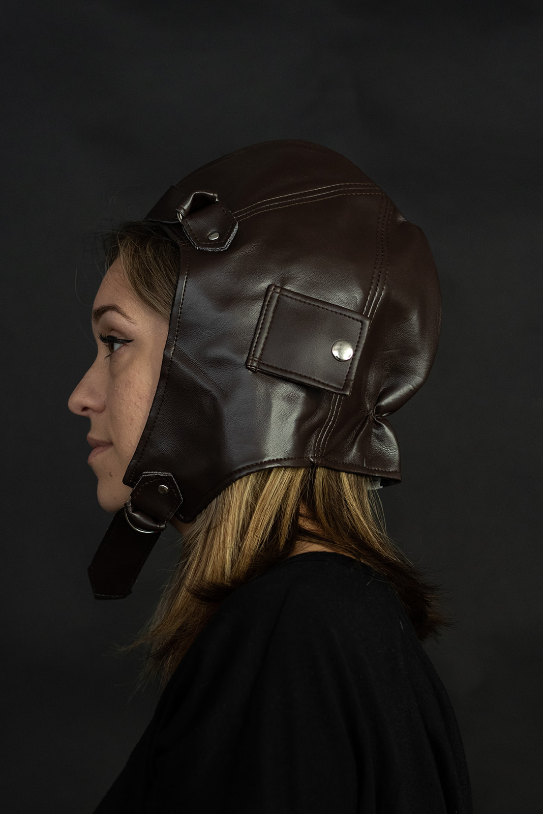 Aviator Helmet Flying Bomber Trapper Hat Steampunk WWII Fighter Pilot Costume