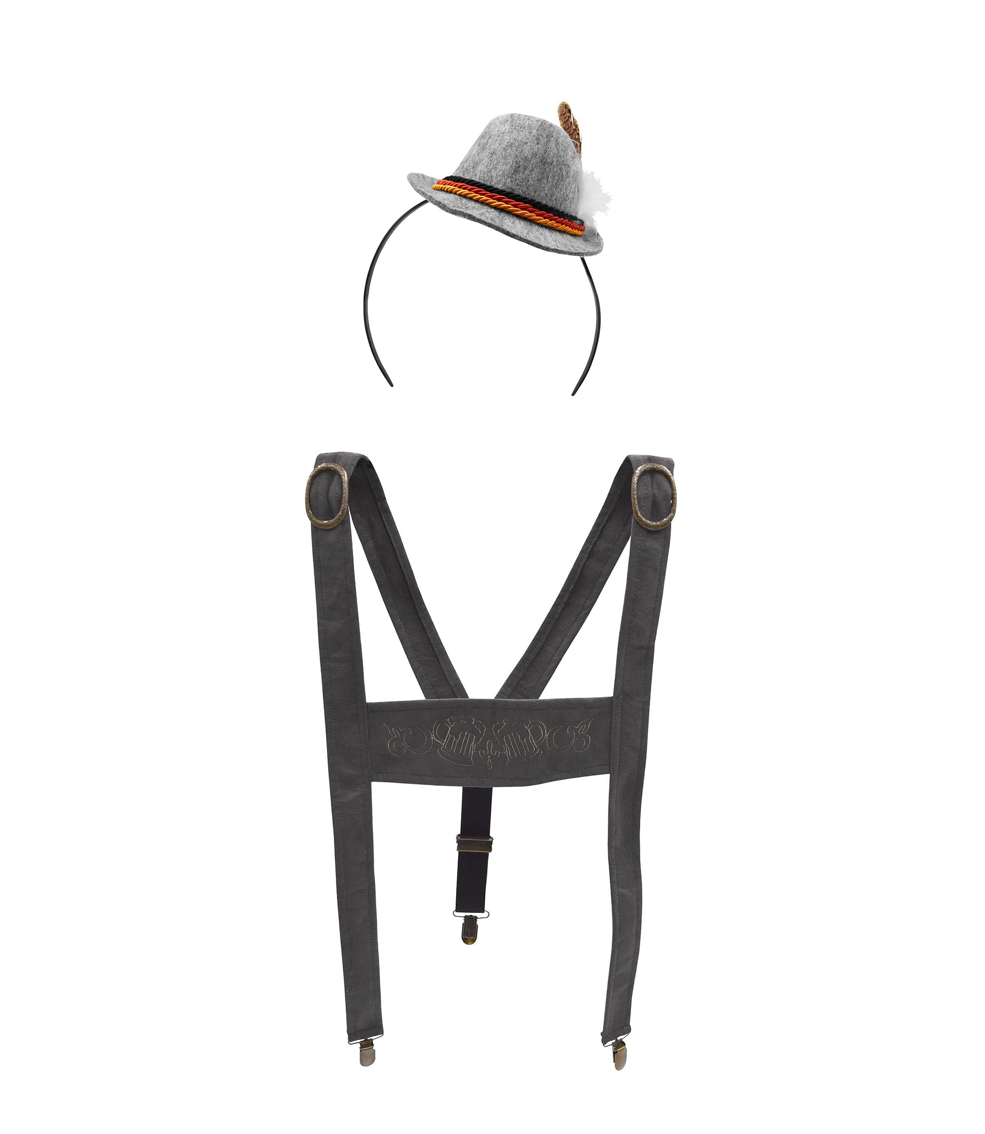 Nicky Bigs Novelties The Mini Yodeler Oktoberfest Alpine Hat Headband - Picture 10 of 19