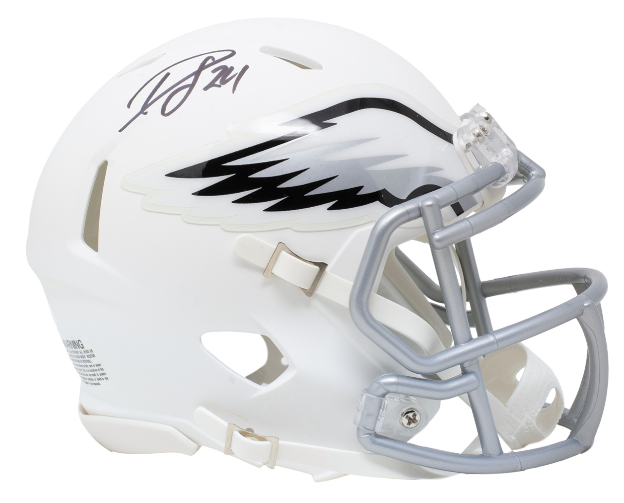 Darius Slay Signed Philadelphia Eagles Matte White Mini Speed Replica Helmet JSA | eBay