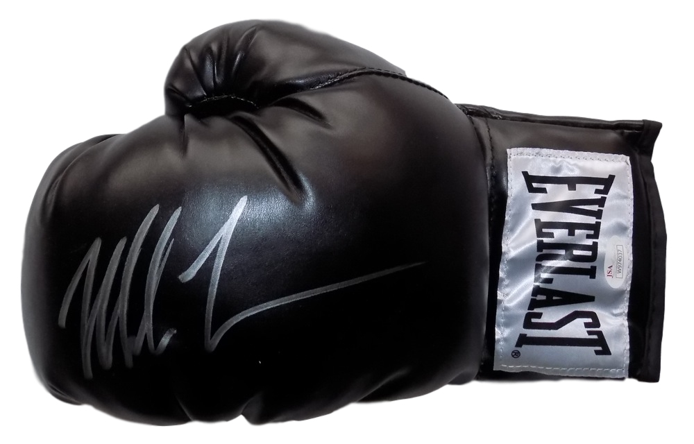 Mike Tyson Signed Left Black Everlast Boxing Glove JSA eBay