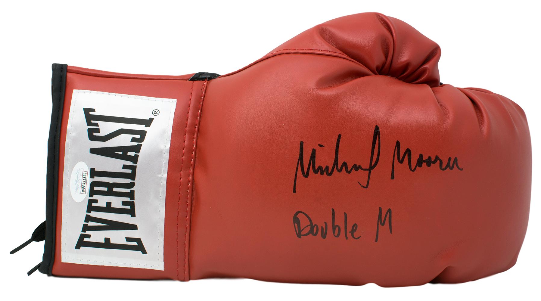 Roy Jones Jr Signed Red Left Handed Everlast Boxing Glove Autographed Boxing Gloves JSA Certified