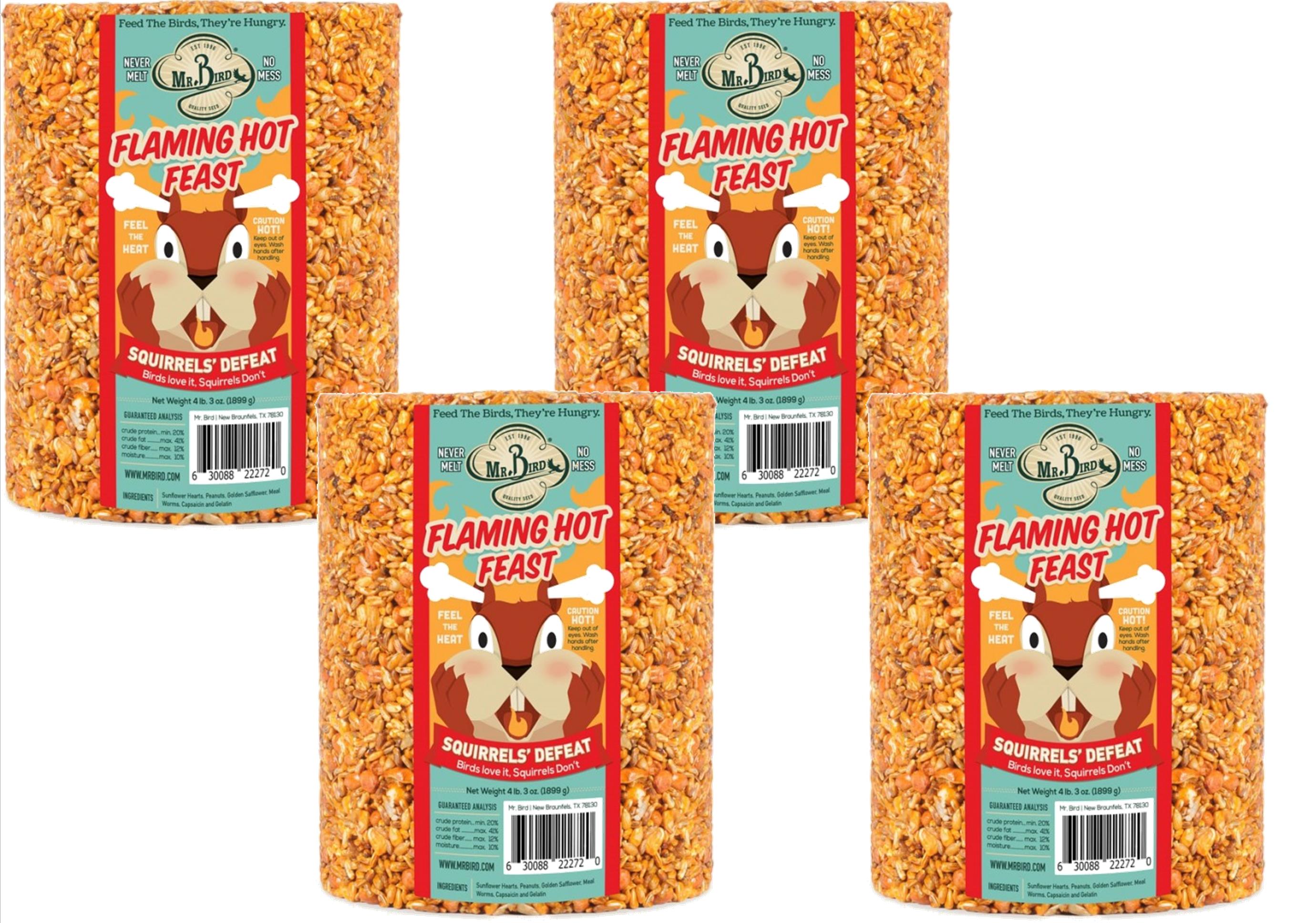 home-mr-bird-flaming-hot-feast-large-seed-cylinder-4-lb-3-oz-seed