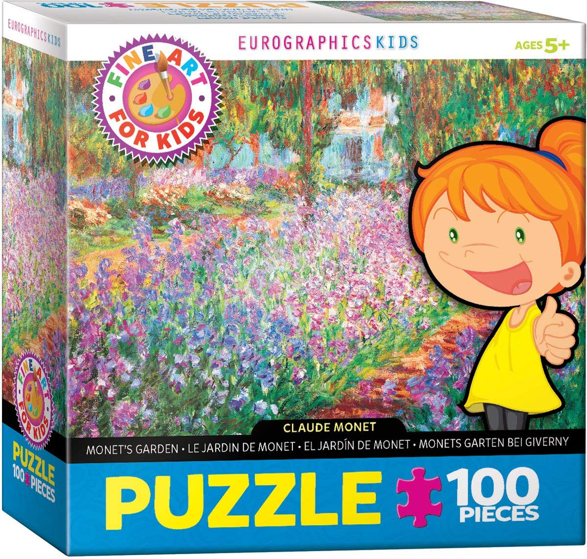 EuroGraphics Monet #39 s Garden Jigsaw Puzzle (100 Piece) 628136549080 eBay