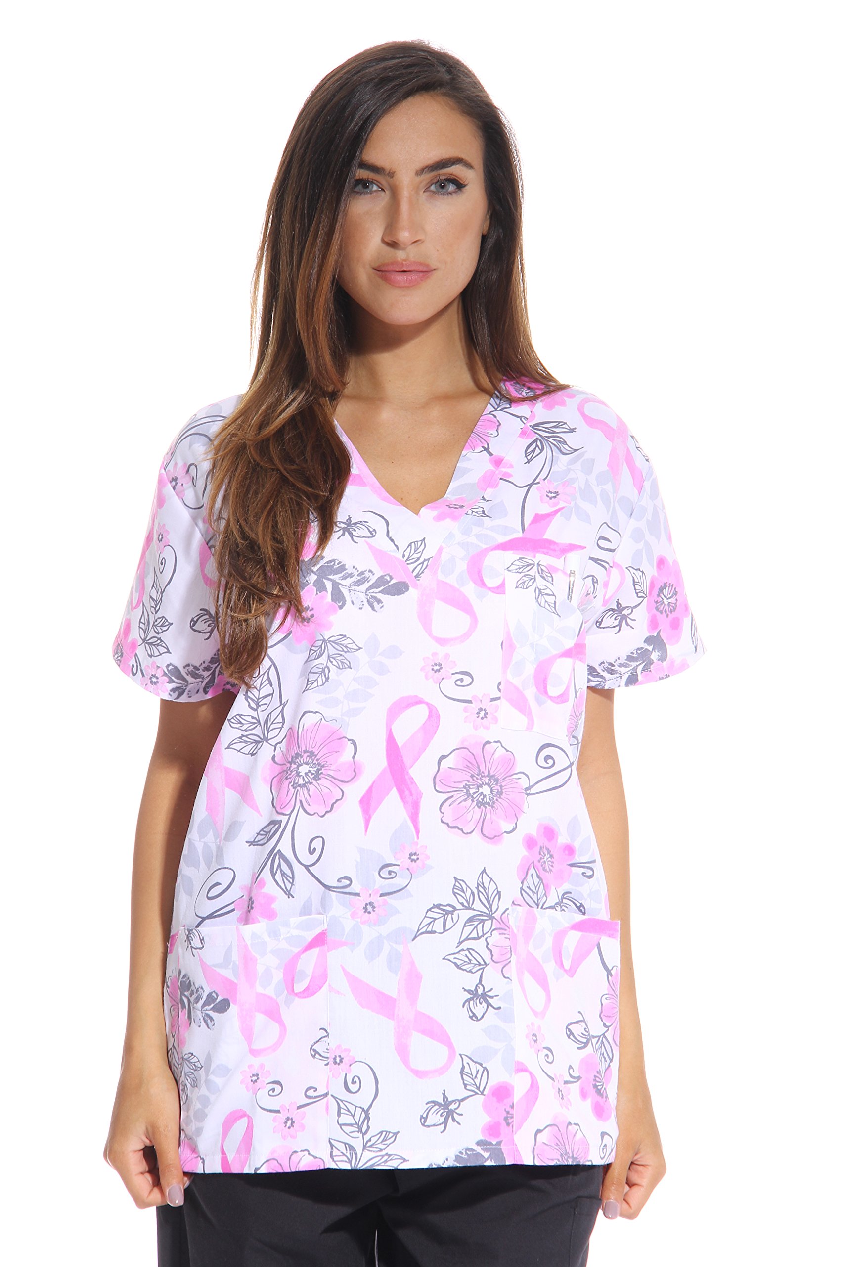Just Love Women's Scrub Tops / Holiday Scrubs / Nursing Scrubs - Picture 26 of 51