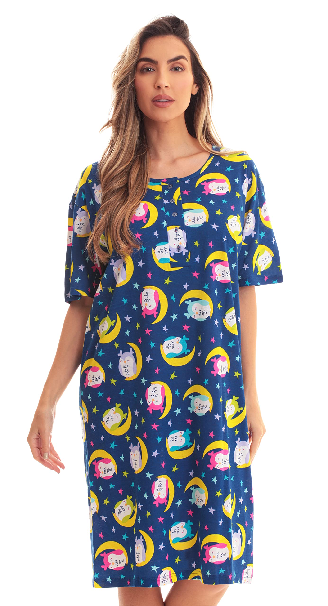 just love short sleeve nightgown sleep dress for women Just Love - Brandclub