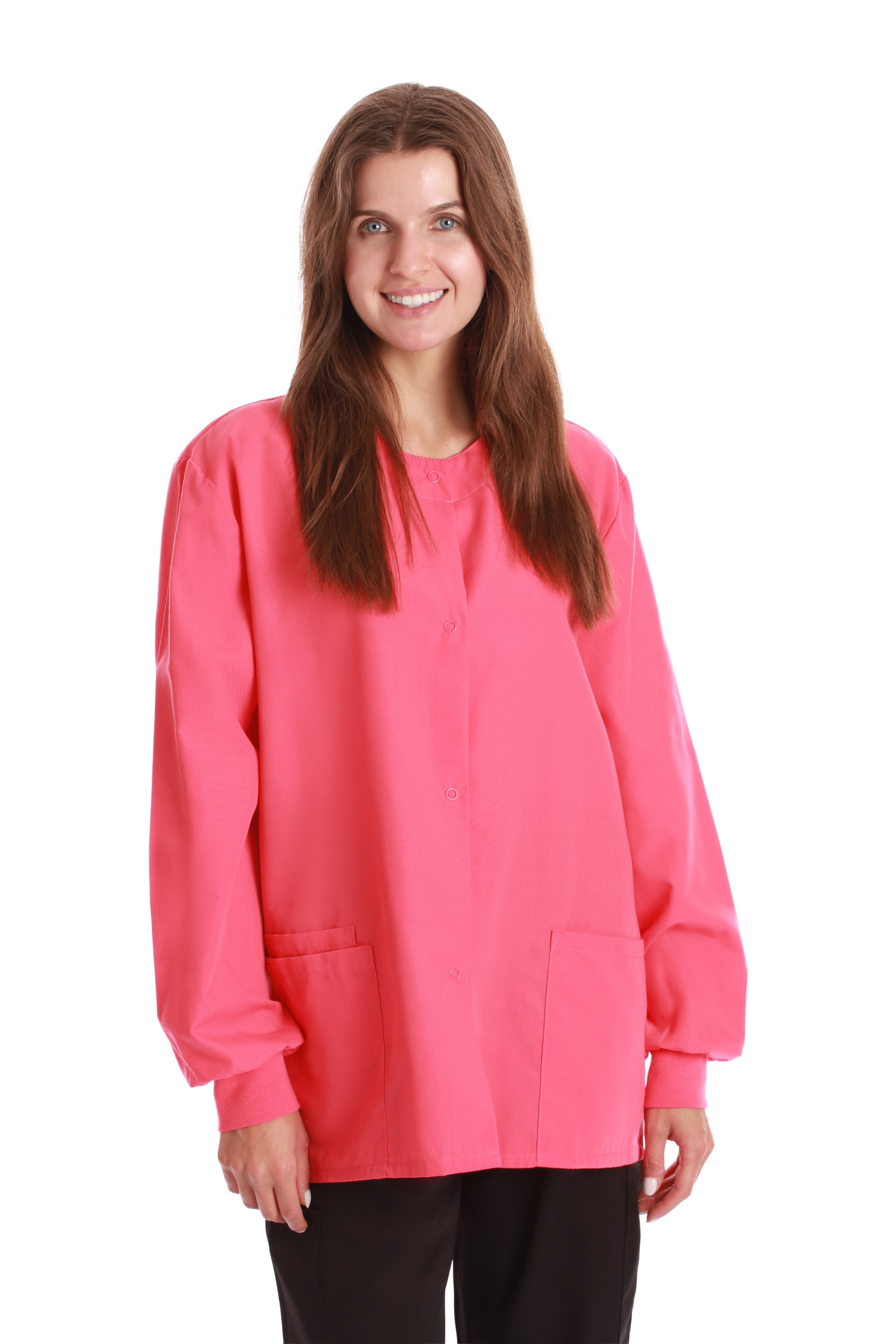 Just Love Women's Solid Scrub Jacket - Comfortable and Professional Uniform Coat - Picture 26 of 73