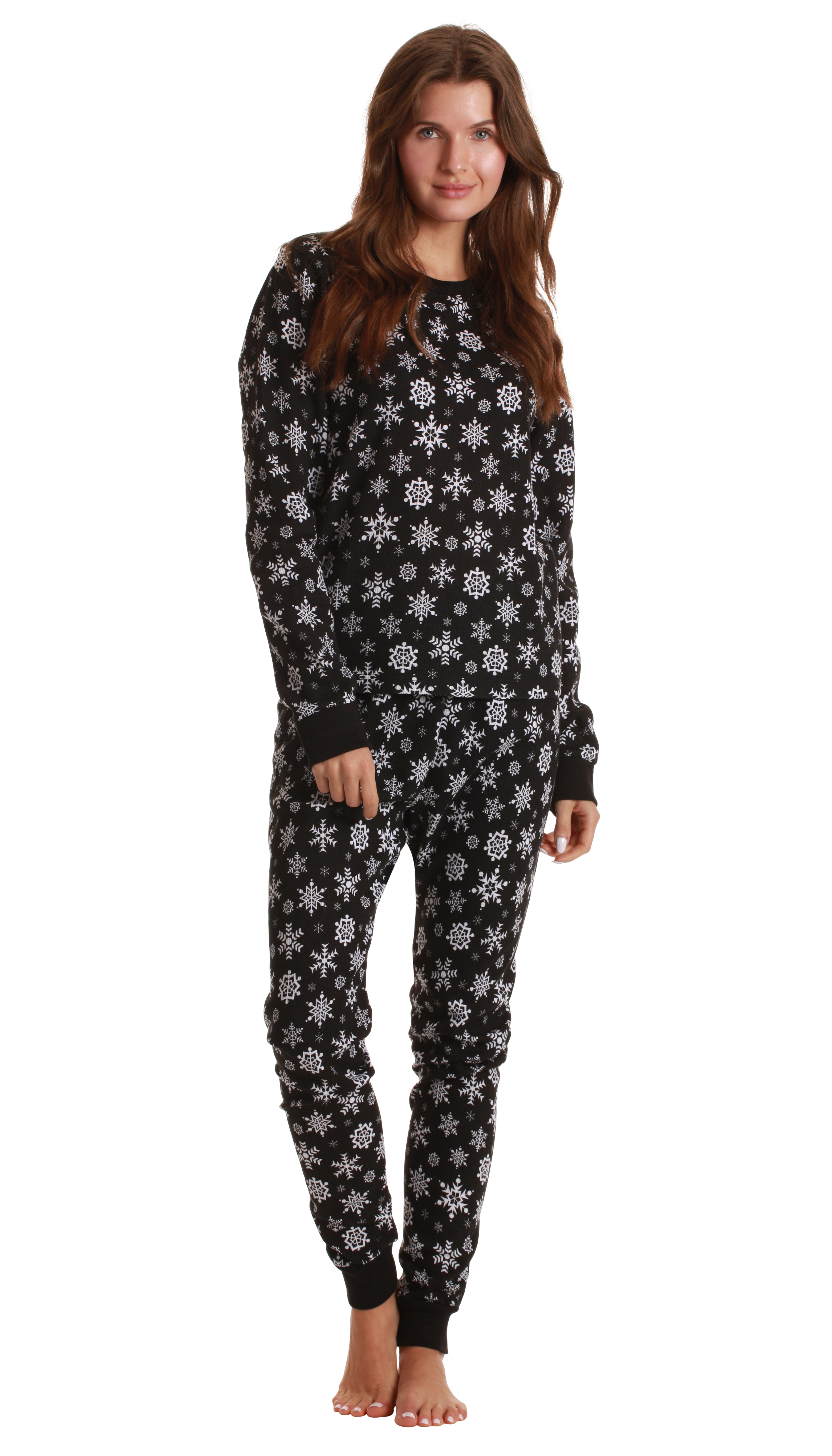 Just Love Women's Thermal Underwear Pajamas Set