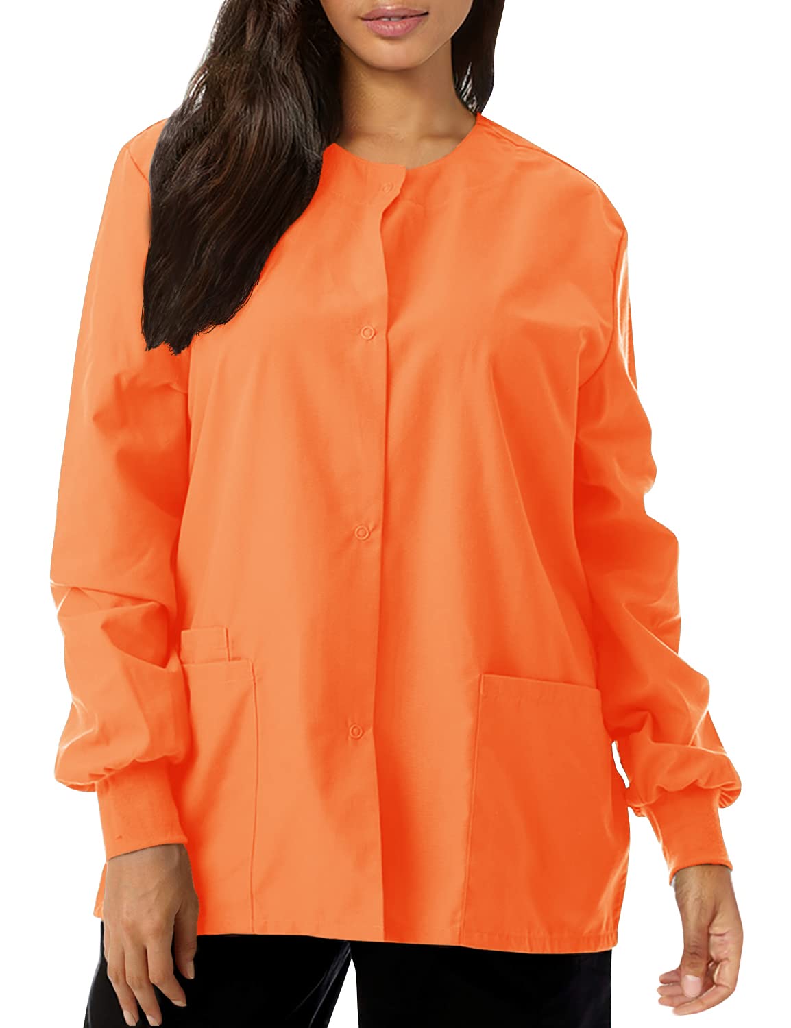Just Love Women's Solid Scrub Jacket - Comfortable and Professional Uniform Coat - Picture 55 of 73