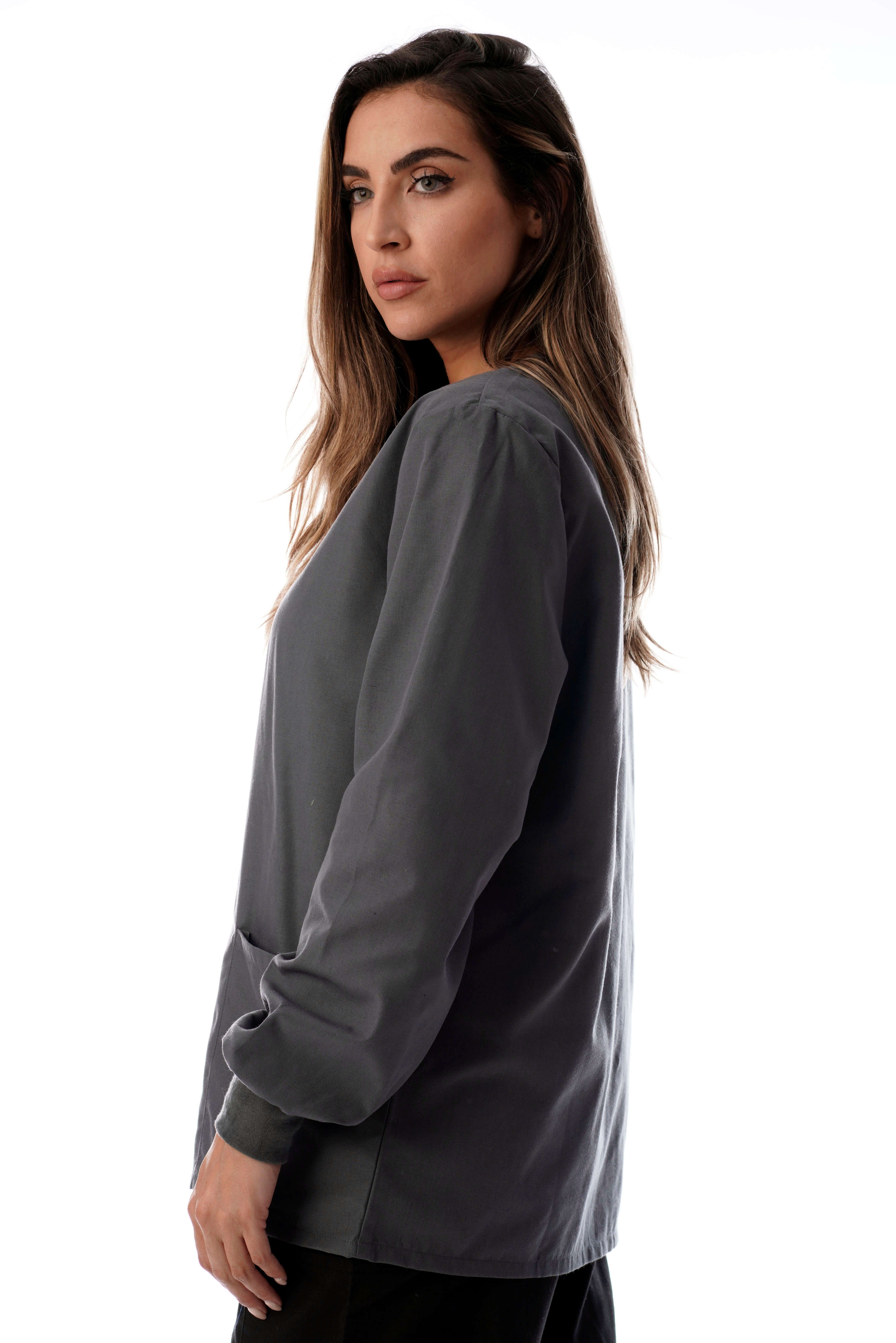 Just Love Women's Solid Scrub Jacket - Comfortable and Professional Uniform Coat - Picture 66 of 73