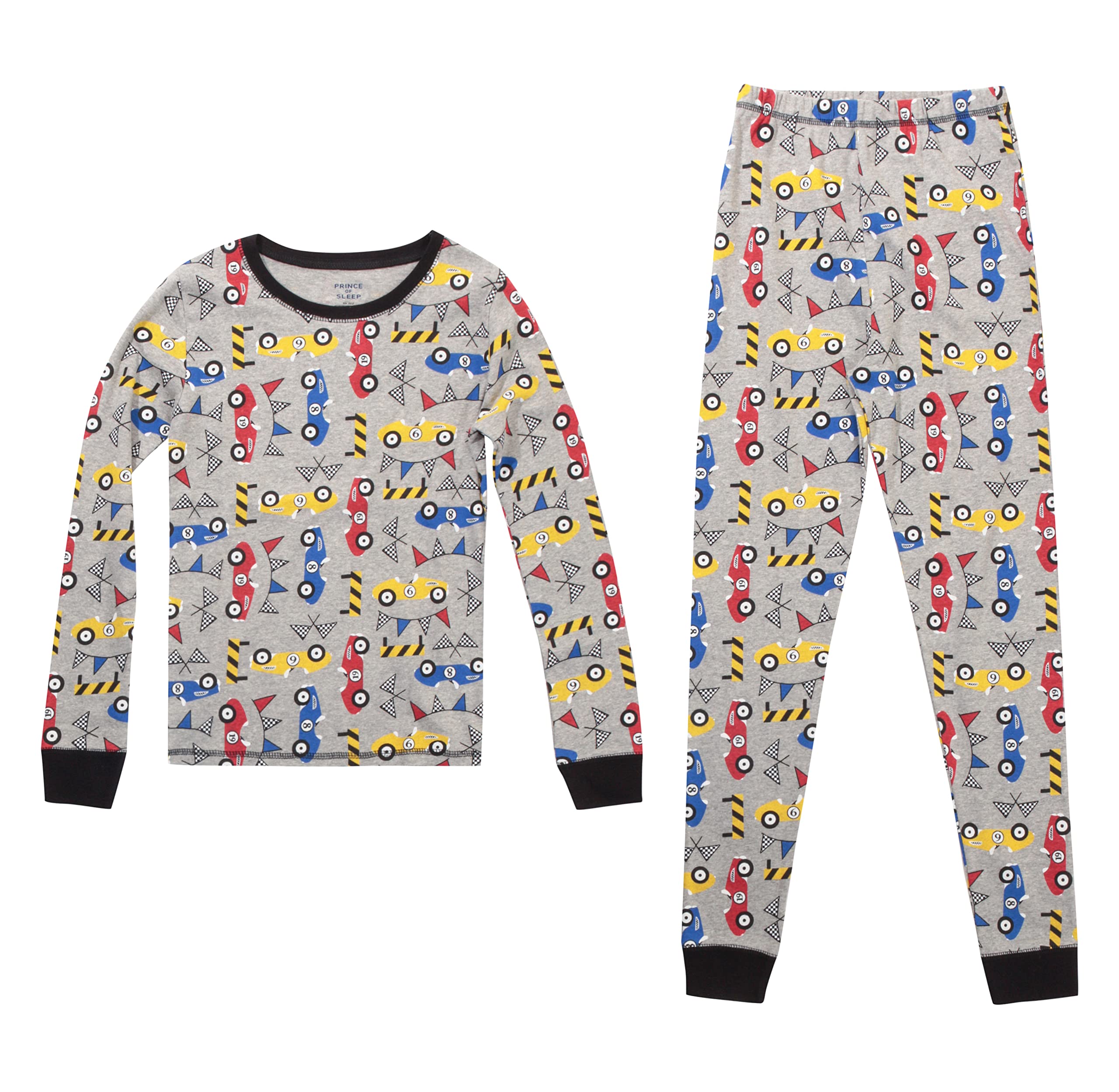 Prince of Sleep Cotton Pajamas Sets for Boys 34503-10610-10-12 - Picture 29 of 56