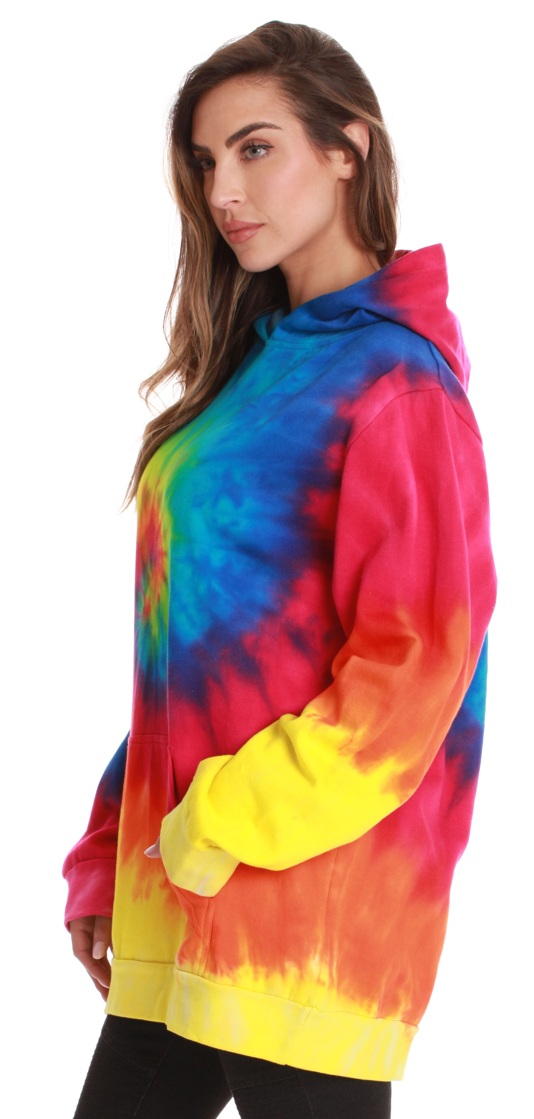 #followme Tie Dye Pullover Hoodie for Women Fleece Hooded Sweatshirt | eBay