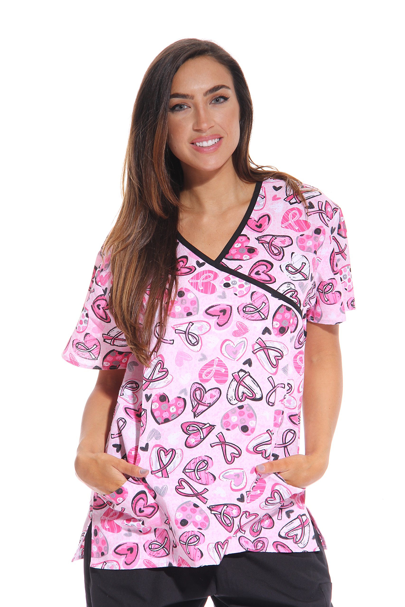Just Love Women's Scrub Tops / Holiday Scrubs / Nursing Scrubs - Picture 32 of 51