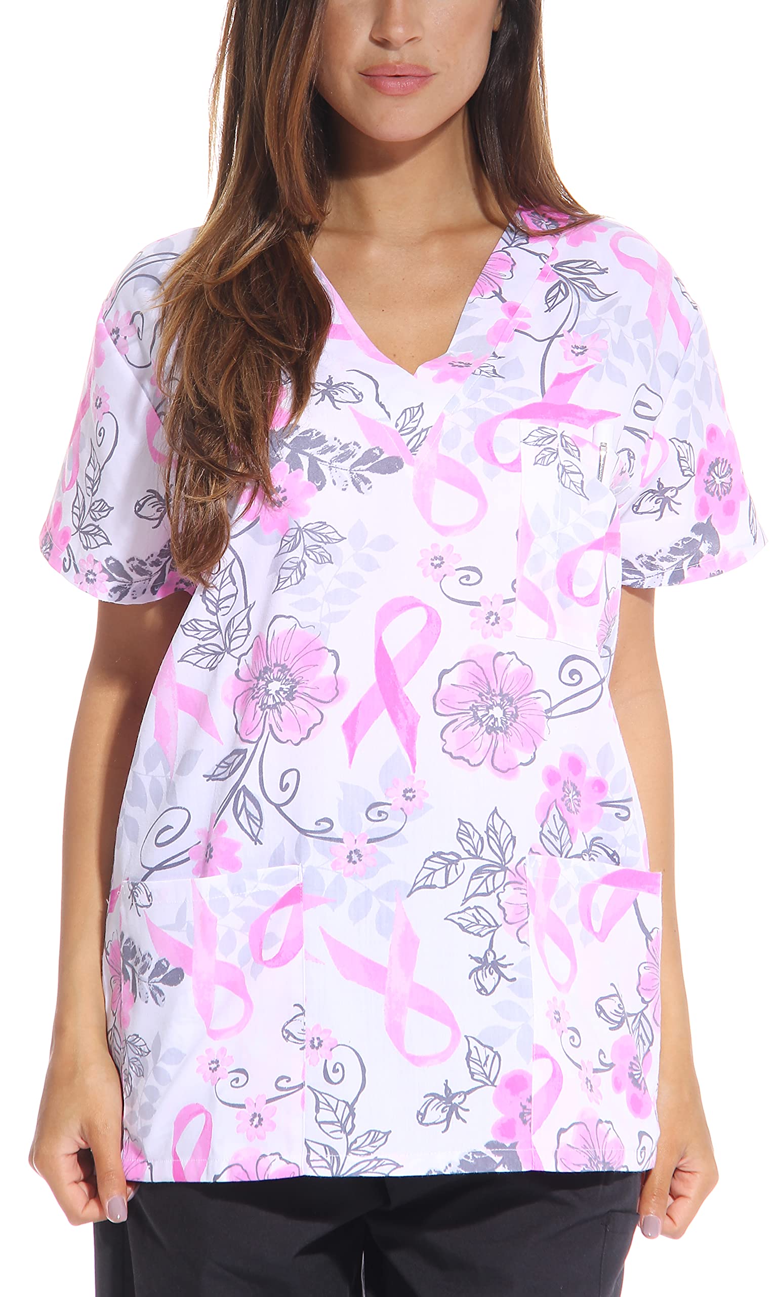 Just Love Women's Scrub Tops / Holiday Scrubs / Nursing Scrubs - Picture 23 of 51