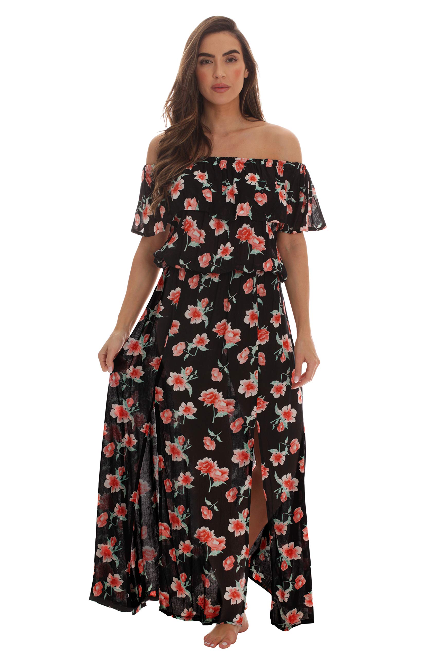 Riviera Off The Shoulder Maxi Dress Riviera Off The Shoulder Maxi Dress
