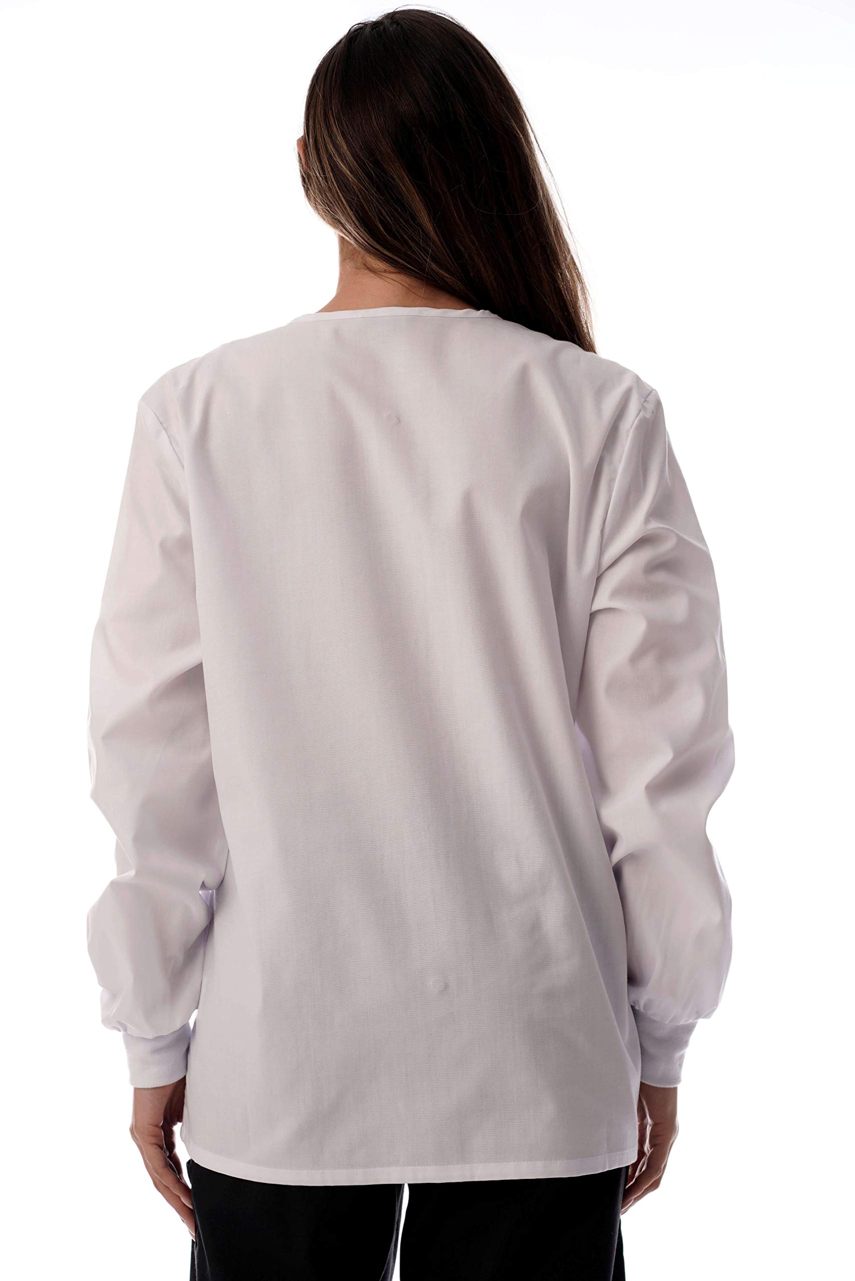 Just Love Women's Solid Scrub Jacket - Comfortable and Professional Uniform Coat - Picture 73 of 73