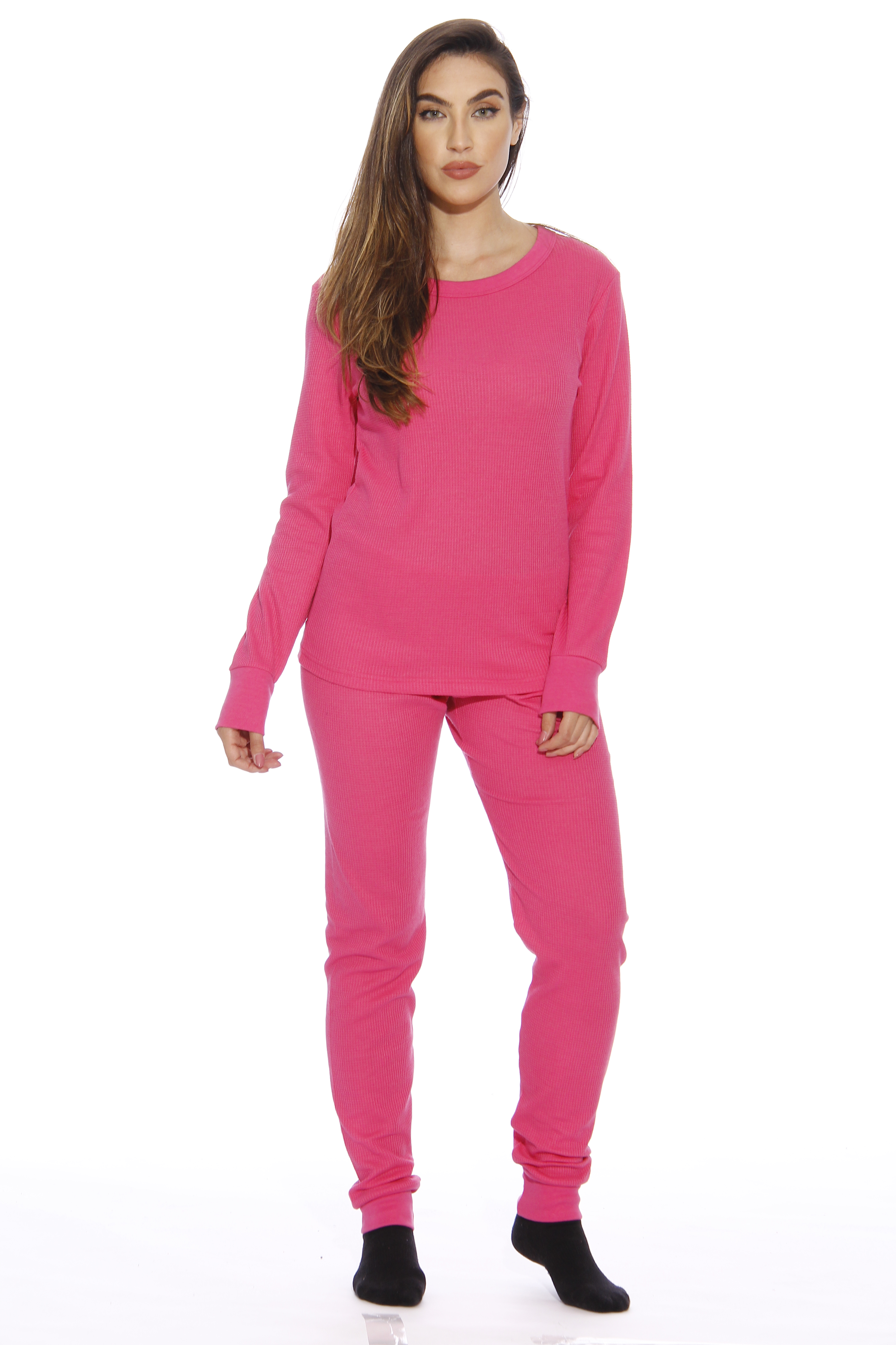 Just Love Women's Thermal Underwear Pajamas Set