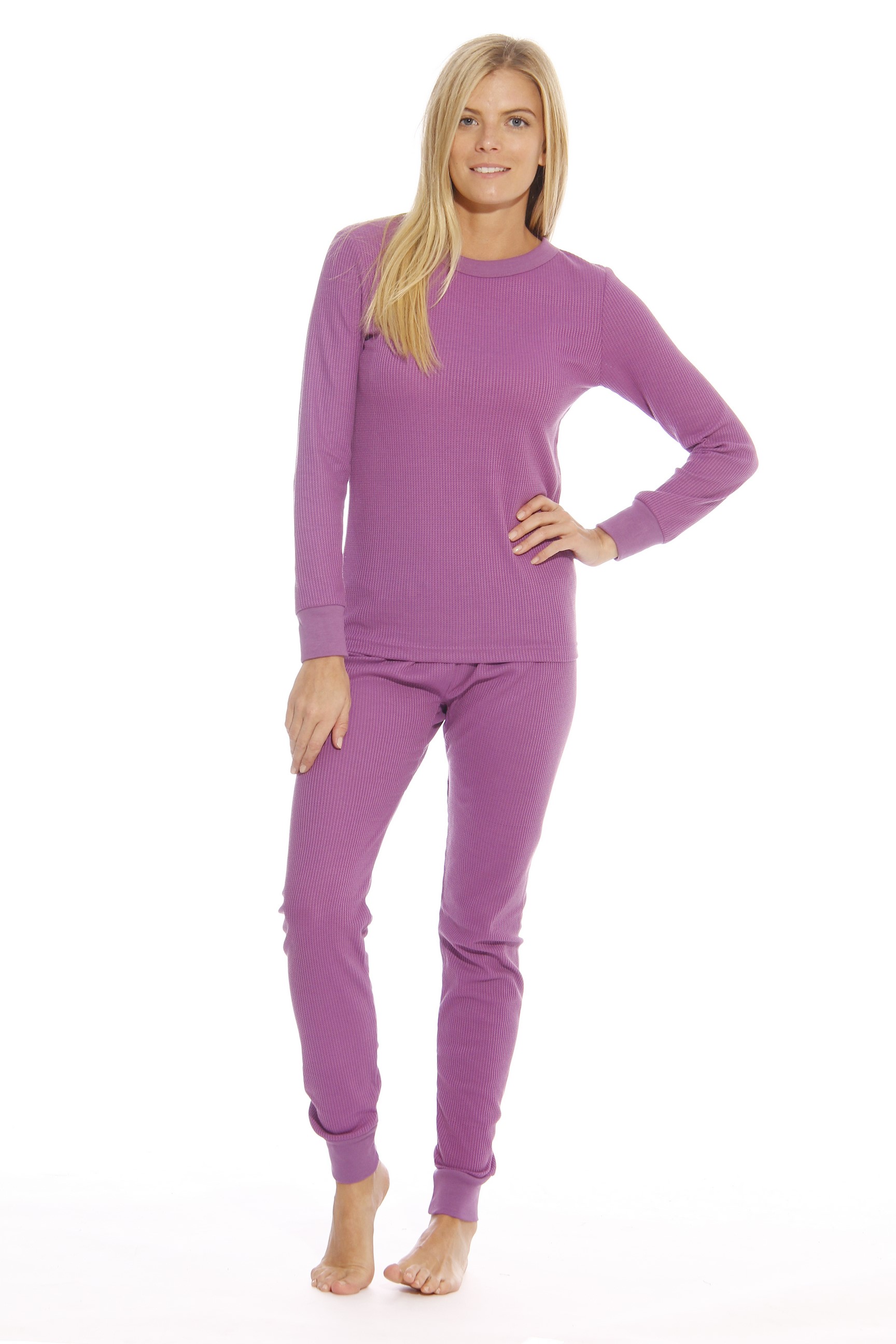 Just Love Women's Thermal Underwear Pajamas Set