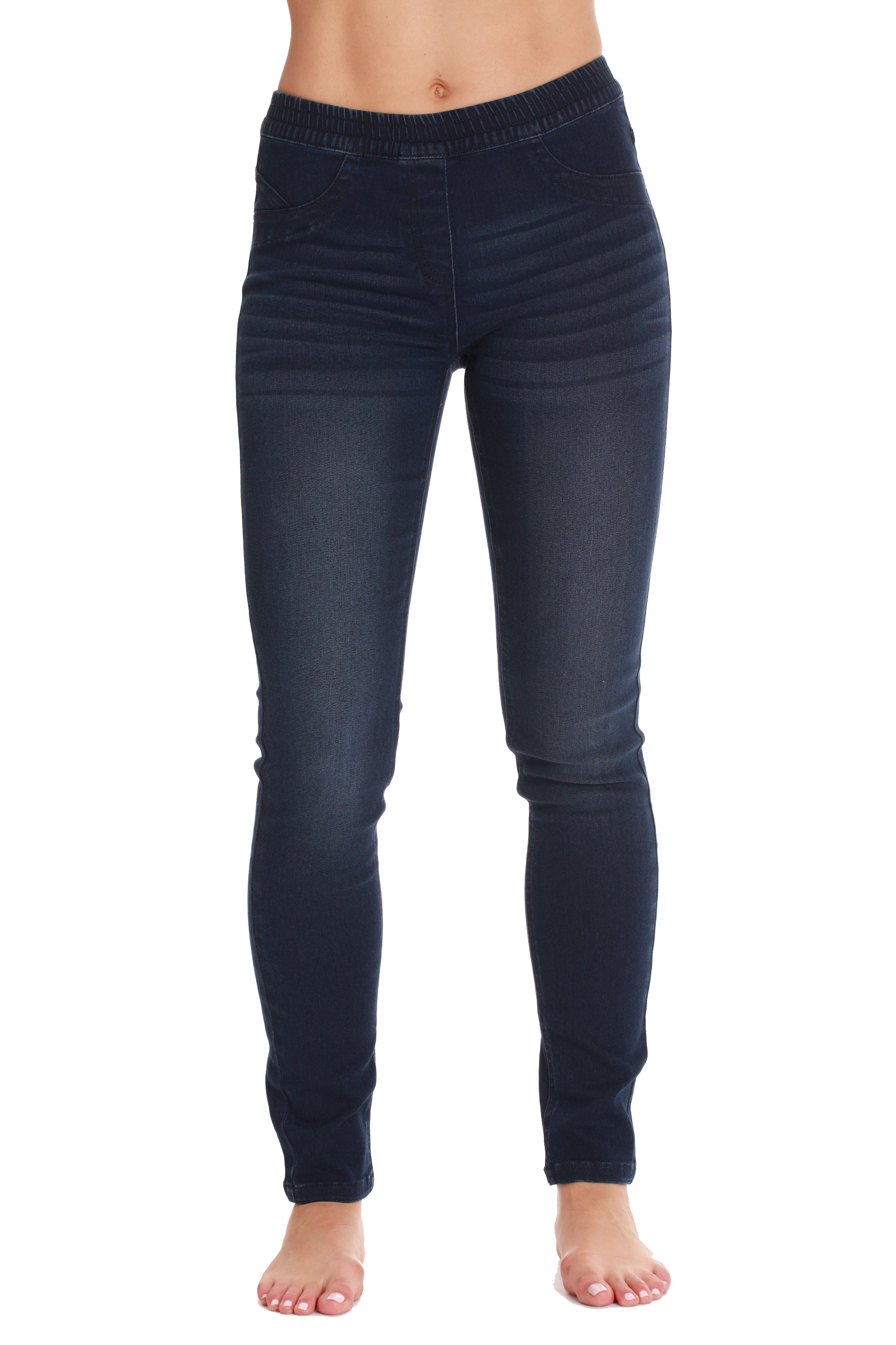 Just Love Denim Jeggings for Women with Pockets Comfortable Stretch ...