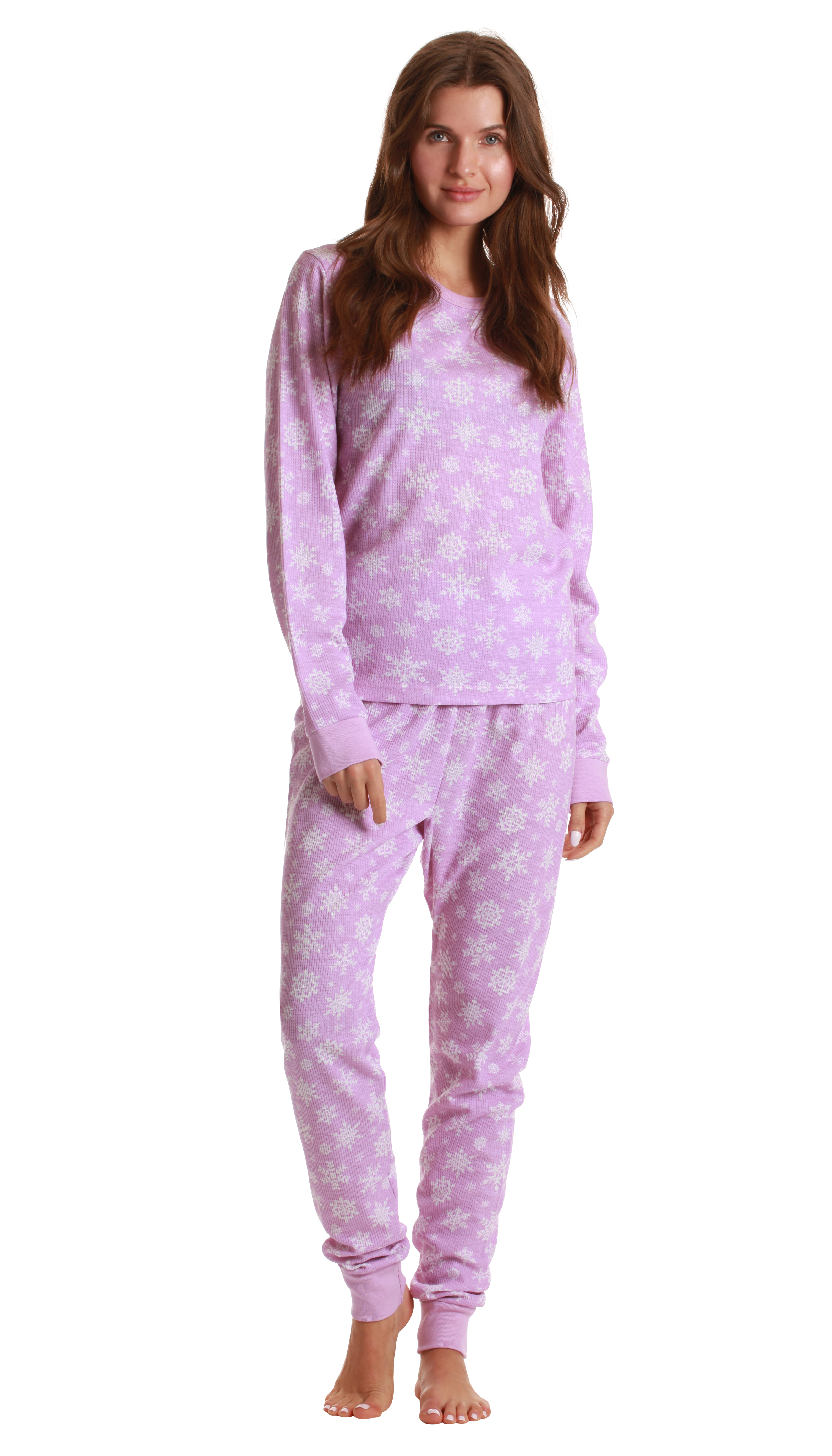 Just Love Women's Thermal Underwear Pajamas Set